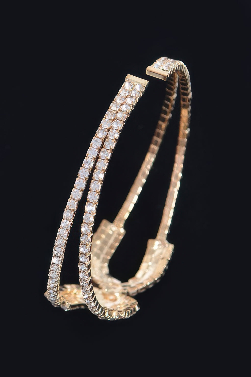 Wrap Rhinestone Bangle - Tigbul's Variety Fashion Shop