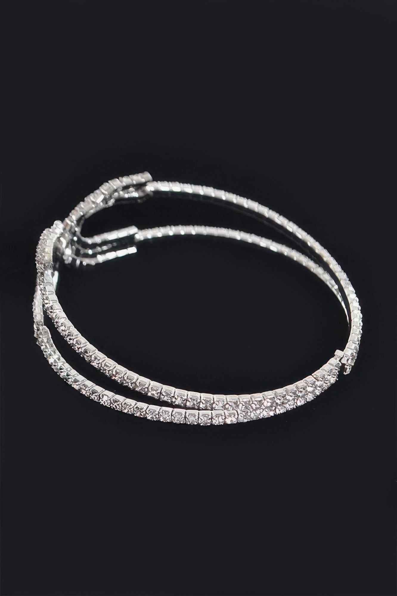 Wrap Rhinestone Bangle - Tigbul's Variety Fashion Shop