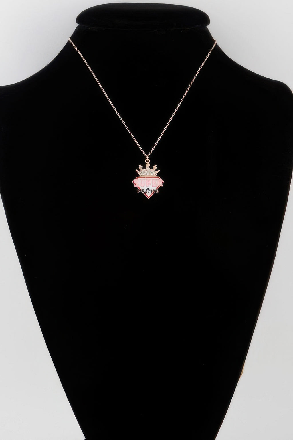 Super Mom Diamond Crown Necklace - Tigbul's Variety Fashion Shop