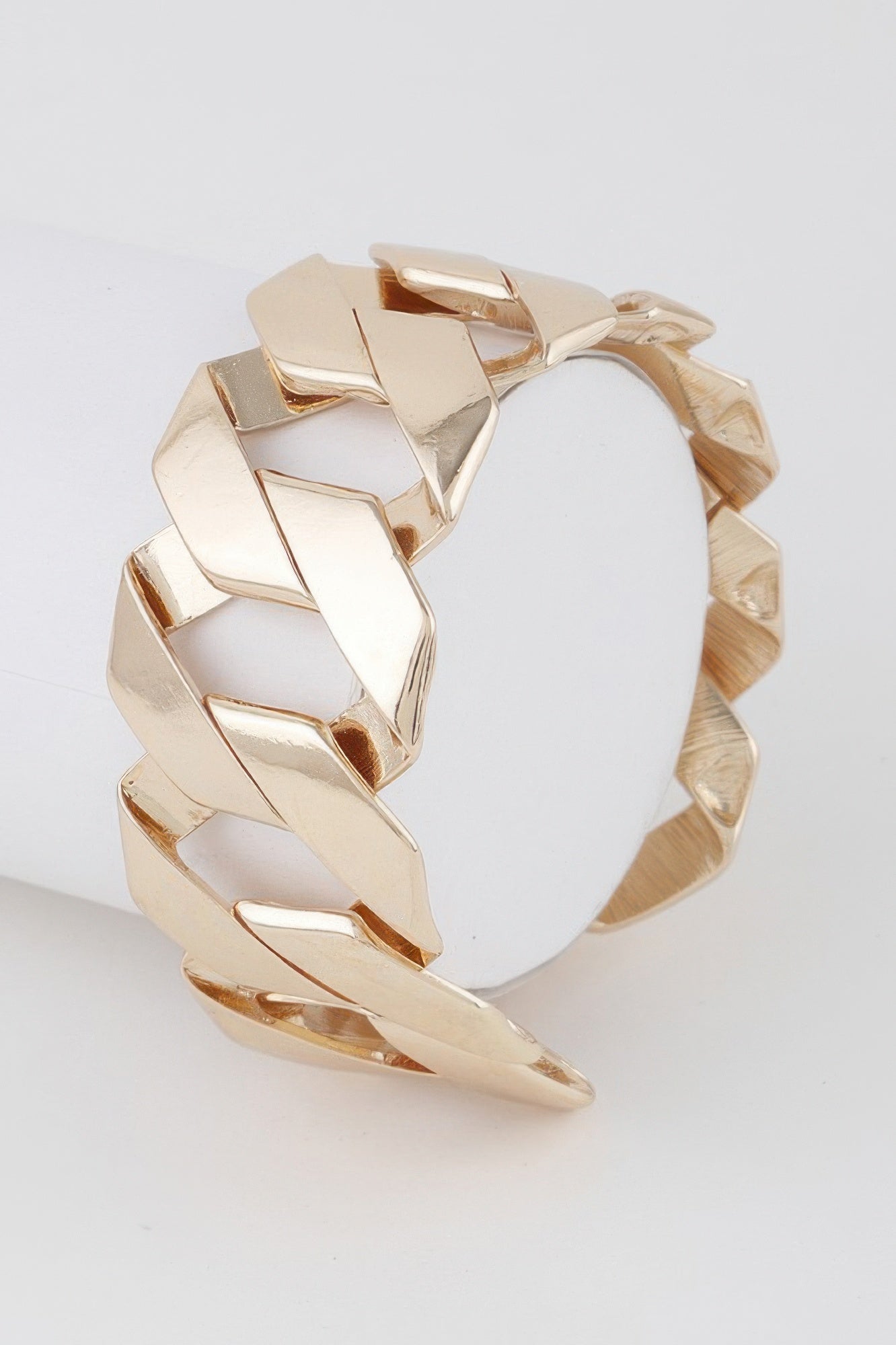Wide Curb Chain Bracelet - Tigbul's Variety Fashion Shop