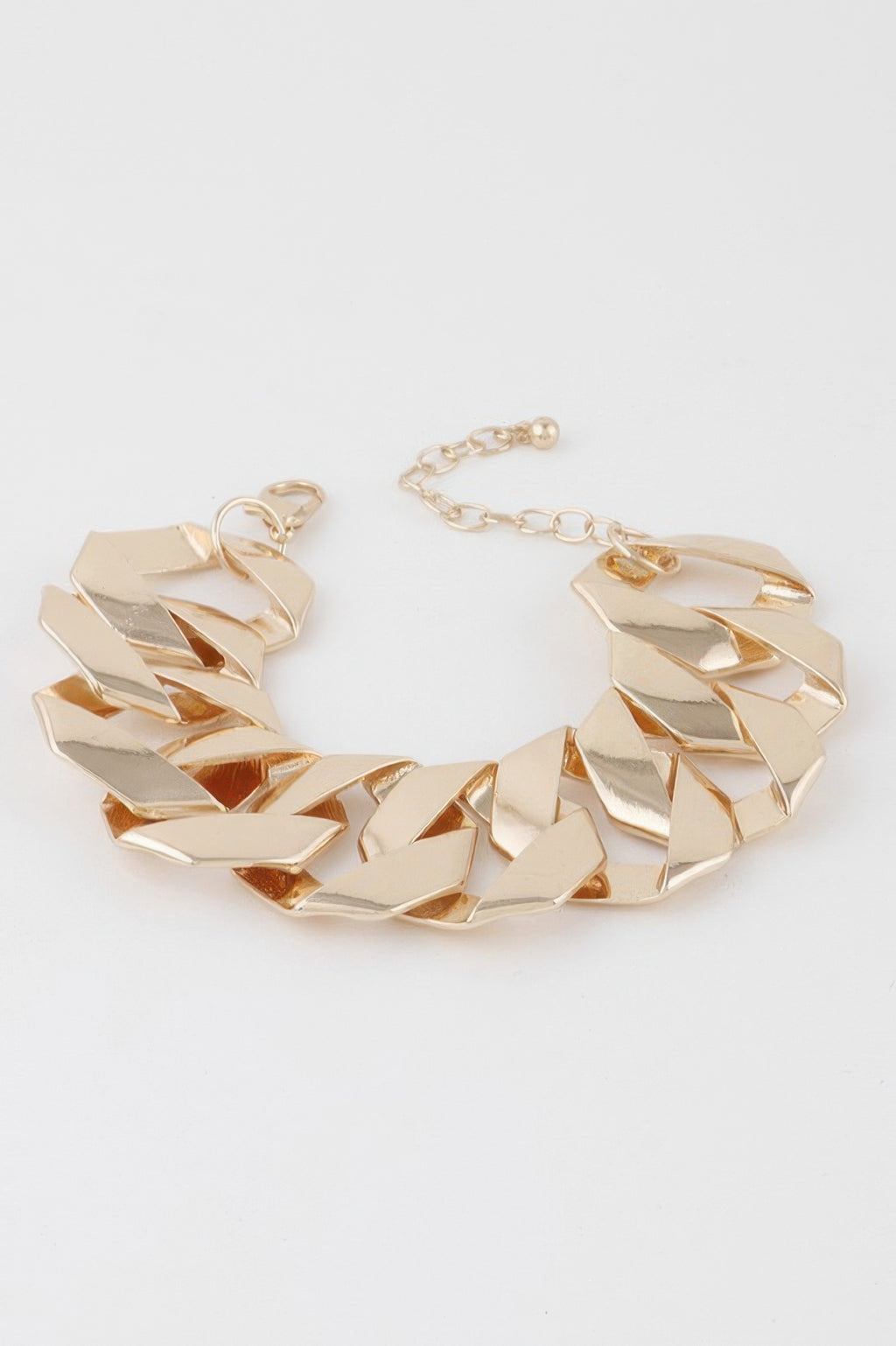 Wide Curb Chain Bracelet - Tigbul's Variety Fashion Shop