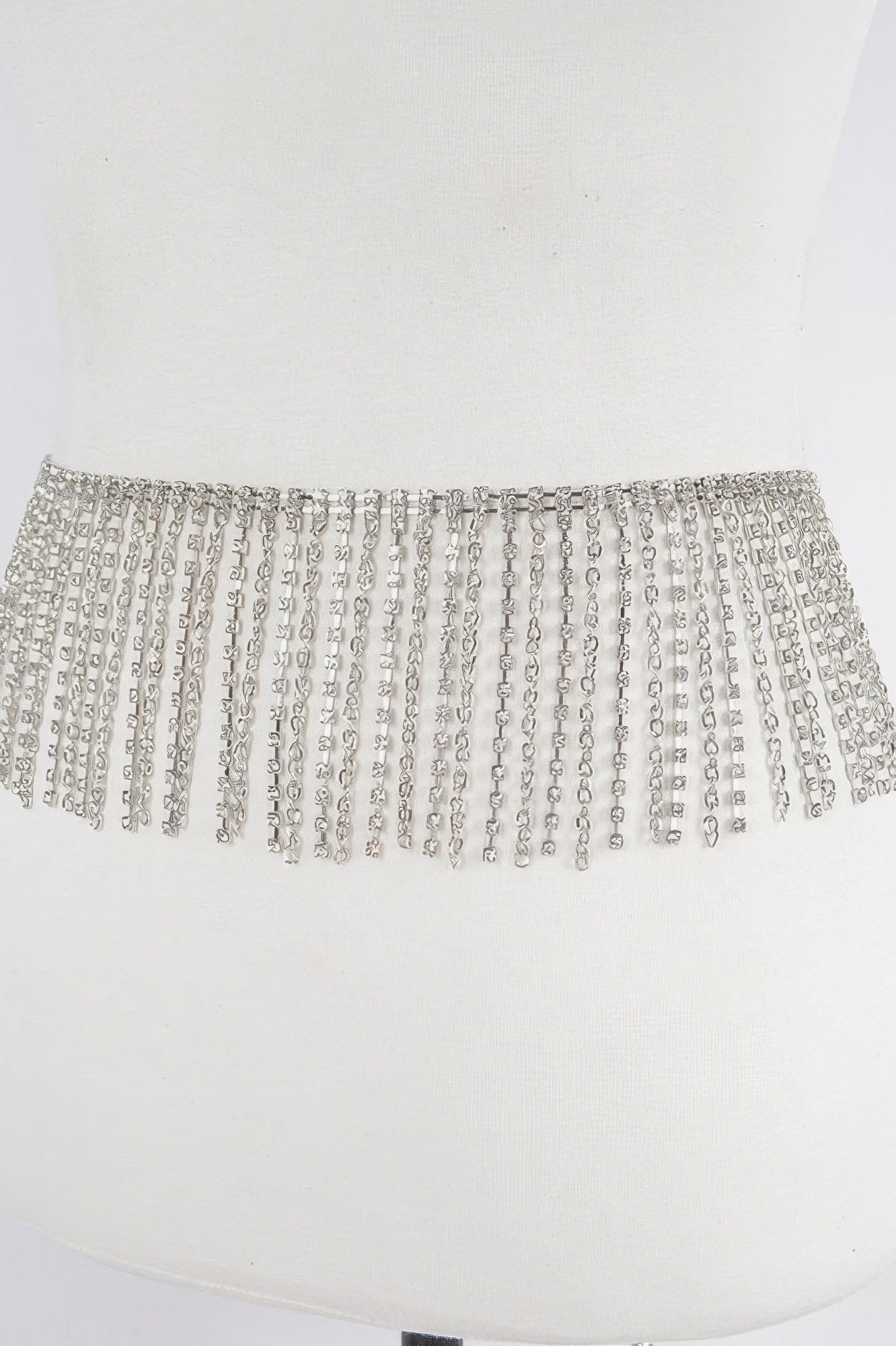 Rhinestone Curtain Belt - Tigbul's Variety Fashion Shop