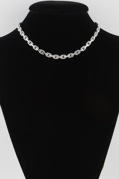 Solid Link Chain Necklace 14" | Tigbuls Variety Fashion