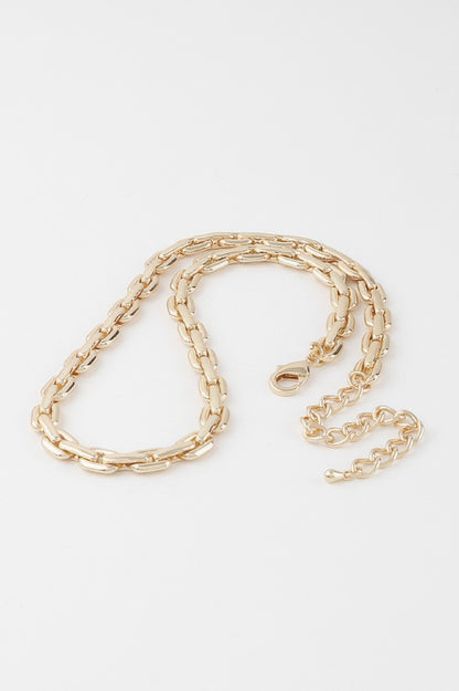 Solid Link Chain Necklace 14" | Tigbuls Variety Fashion