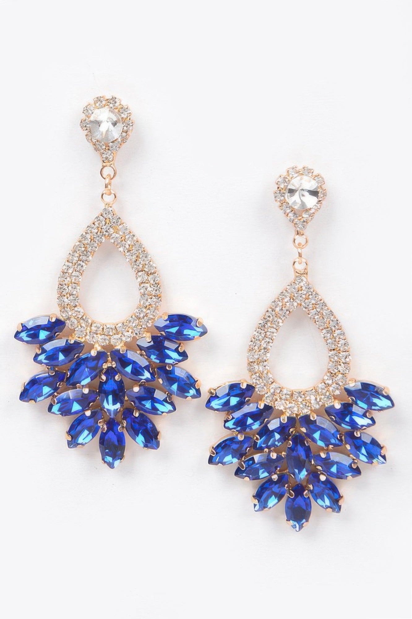 Rhinestone Dangle Earring - Tigbul's Variety Fashion Shop