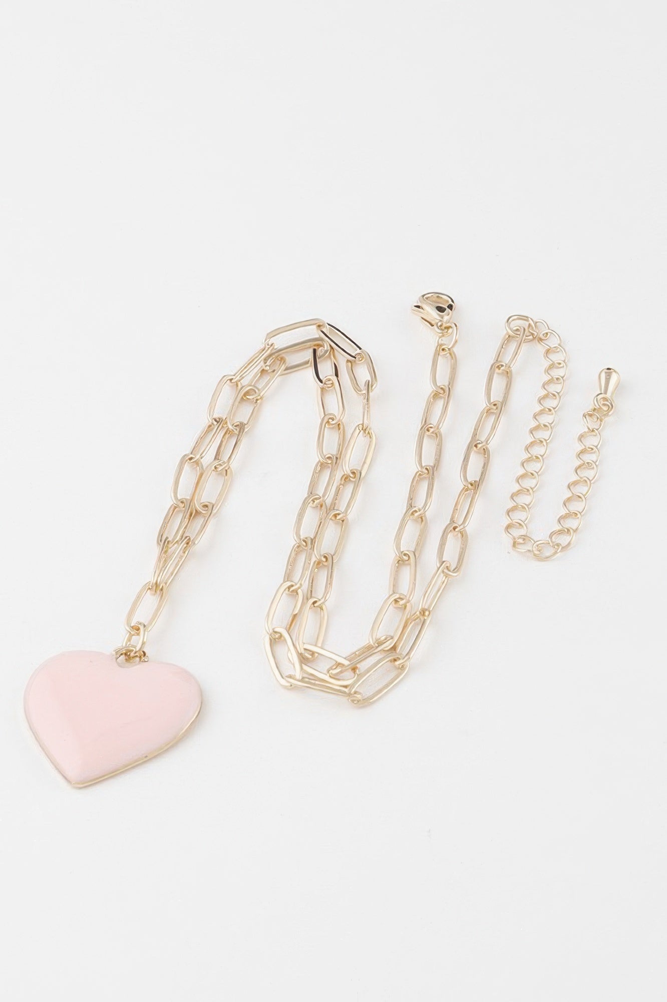 Solid Heart Chain Necklace - Tigbul's Variety Fashion Shop