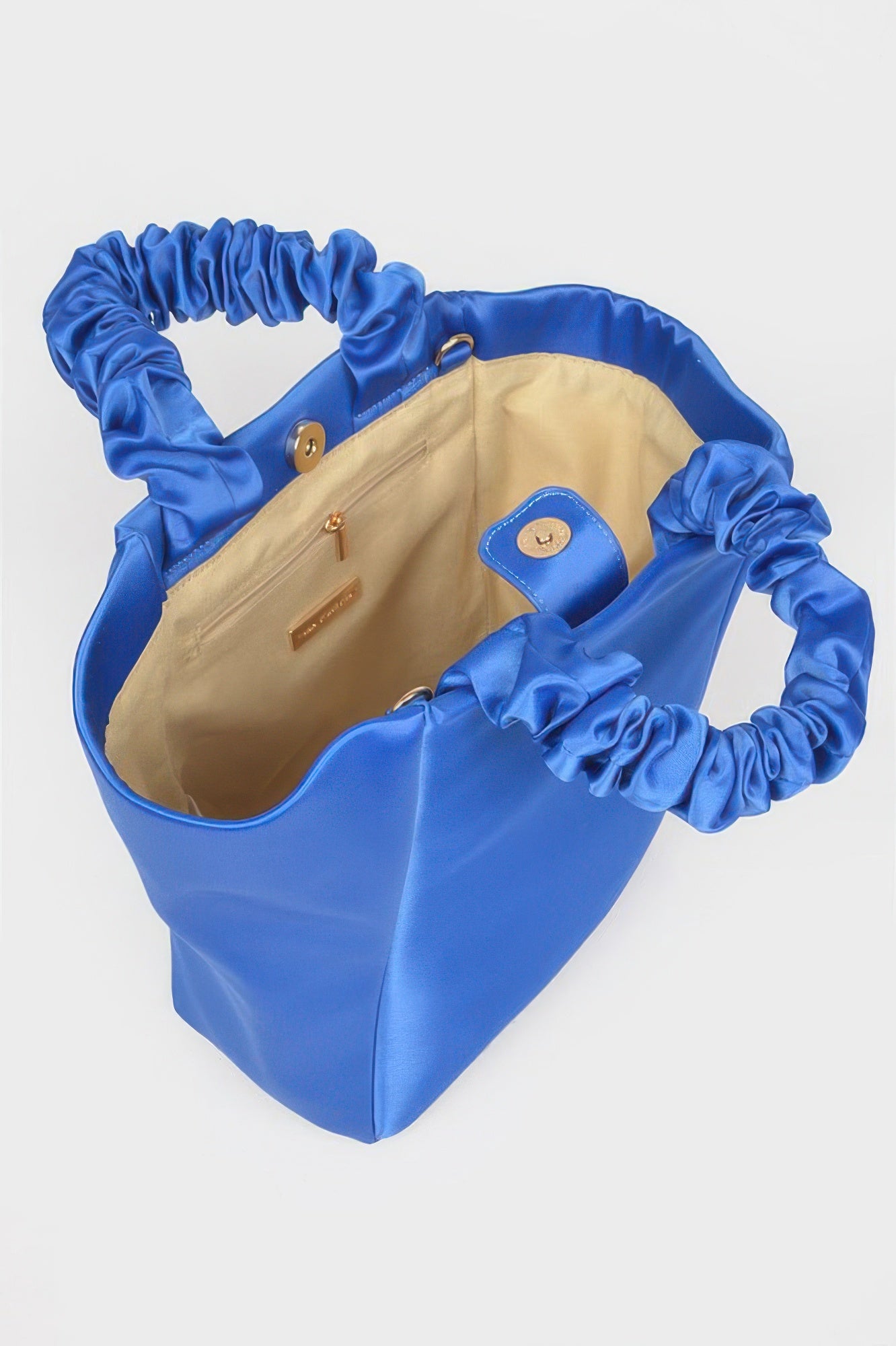 Satin Tote Bag W/chain - Tigbul's Variety Fashion Shop