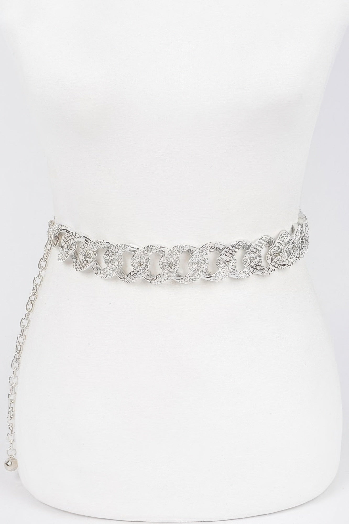 Plus Size Rhinestone Oversized Chain Belt - Tigbul's Variety Fashion Shop