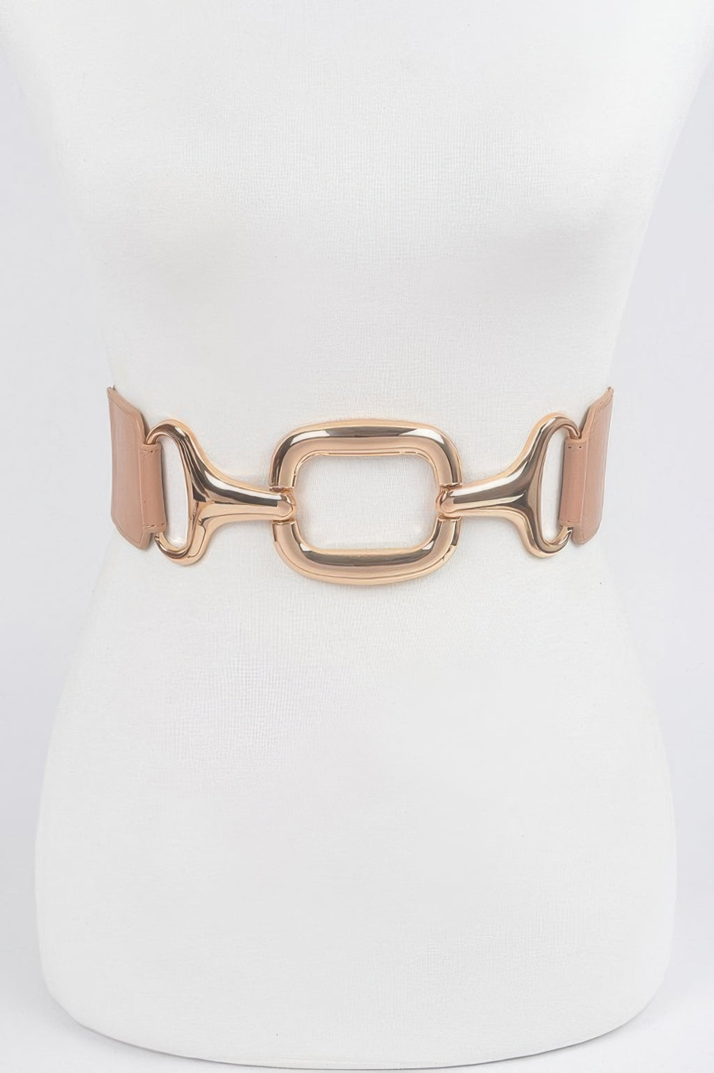 Multi Metal Buckle Stretch Plus Size Belt - Tigbul's Variety Fashion Shop