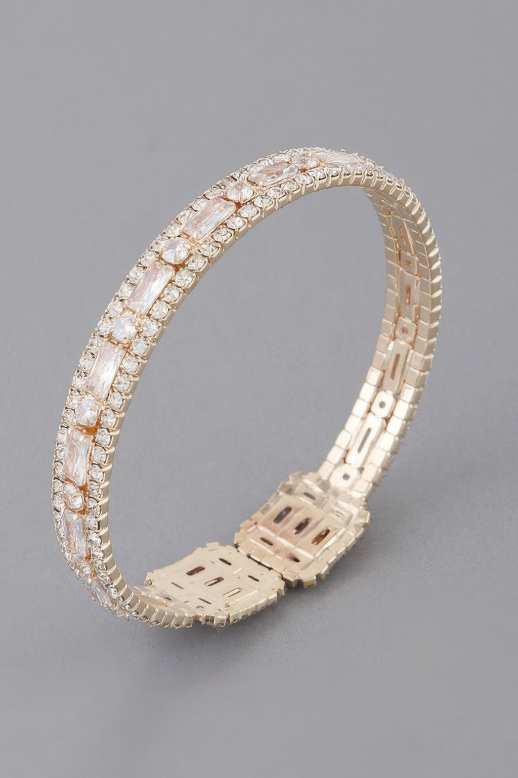 Rhinestone Cuff Bracelet - Tigbul's Variety Fashion Shop