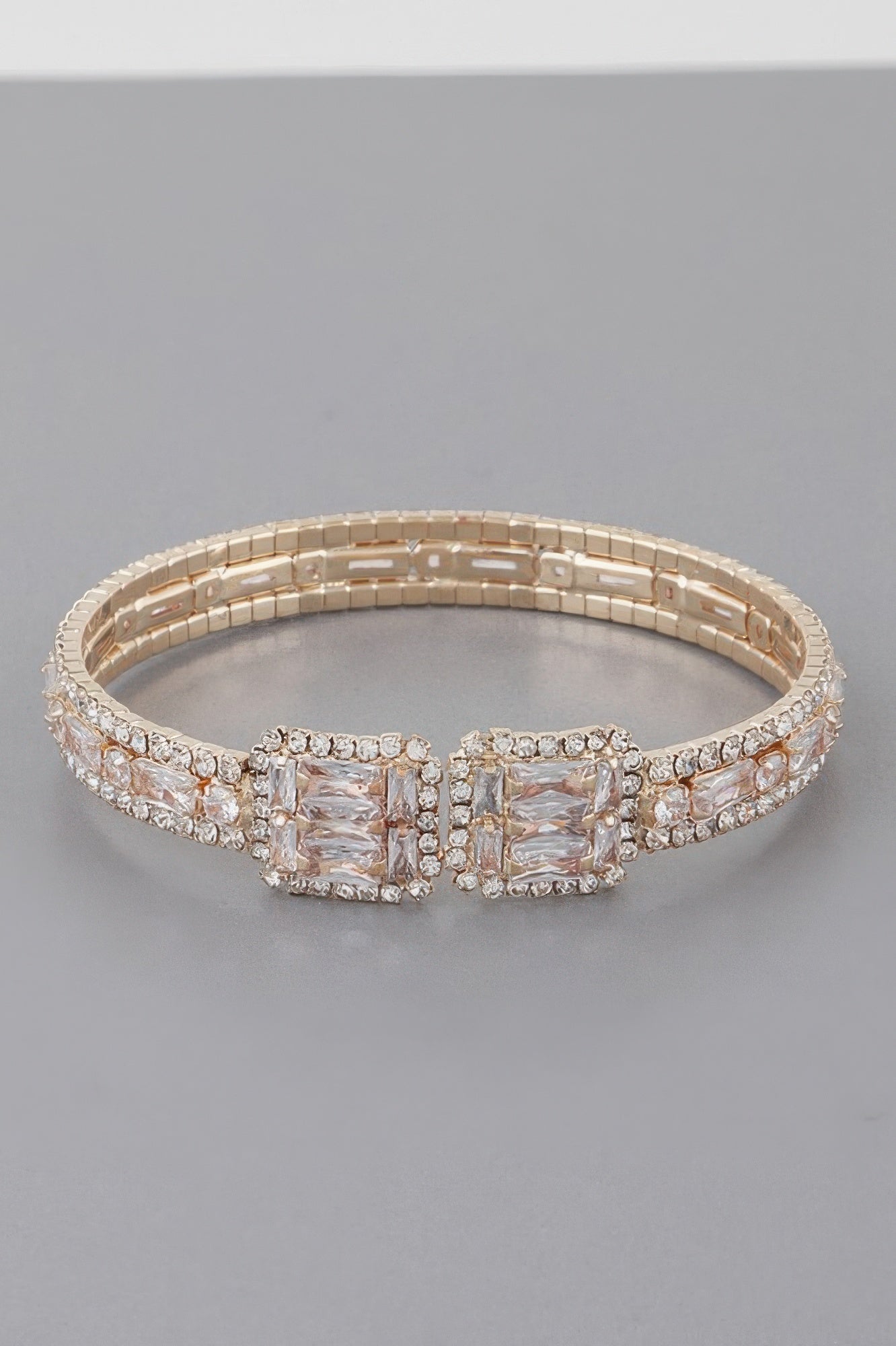 Rhinestone Cuff Bracelet - Tigbul's Variety Fashion Shop