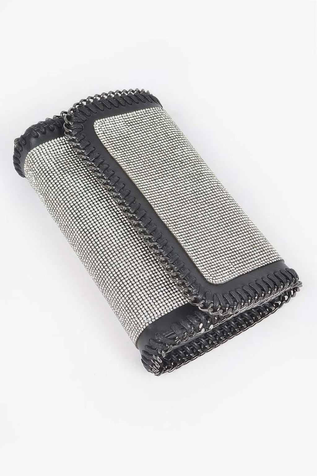 Multi Color Rhinestone Chain Braided Clutch - Tigbul's Variety Fashion Shop