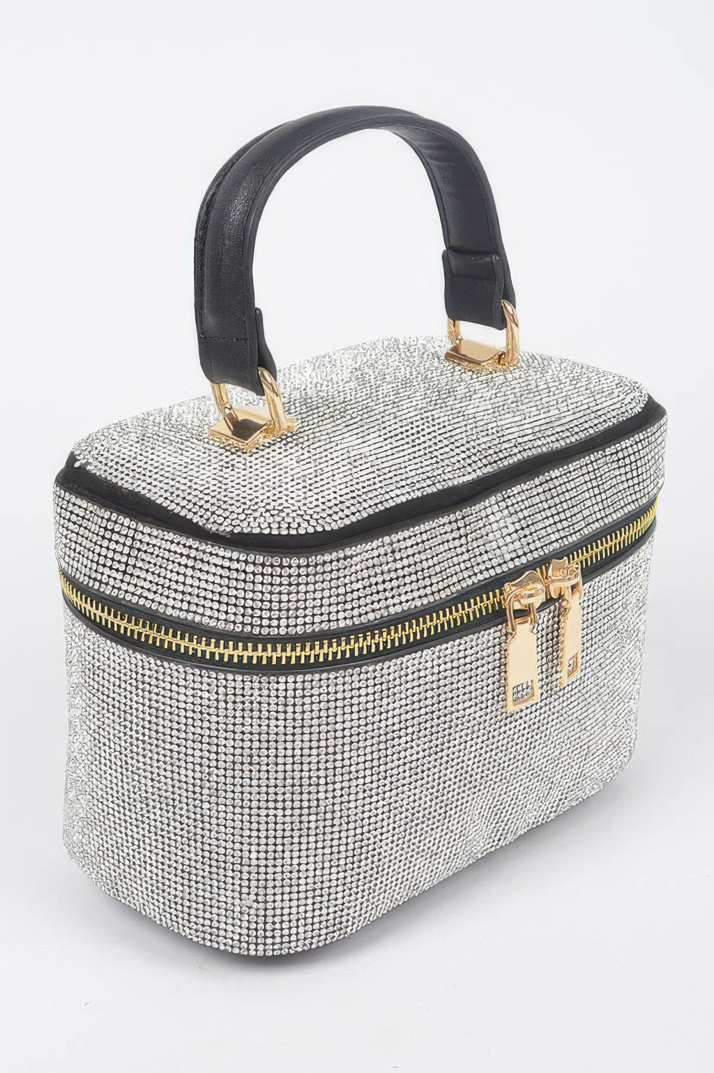 Rhinestone Top Handle Clutch - Tigbul's Variety Fashion Shop