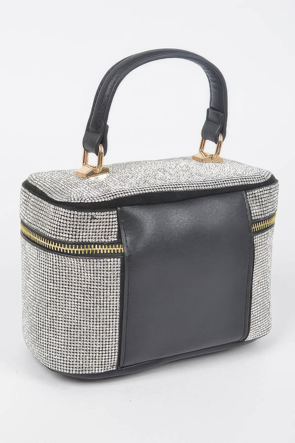 Rhinestone Top Handle Clutch - Tigbul's Variety Fashion Shop