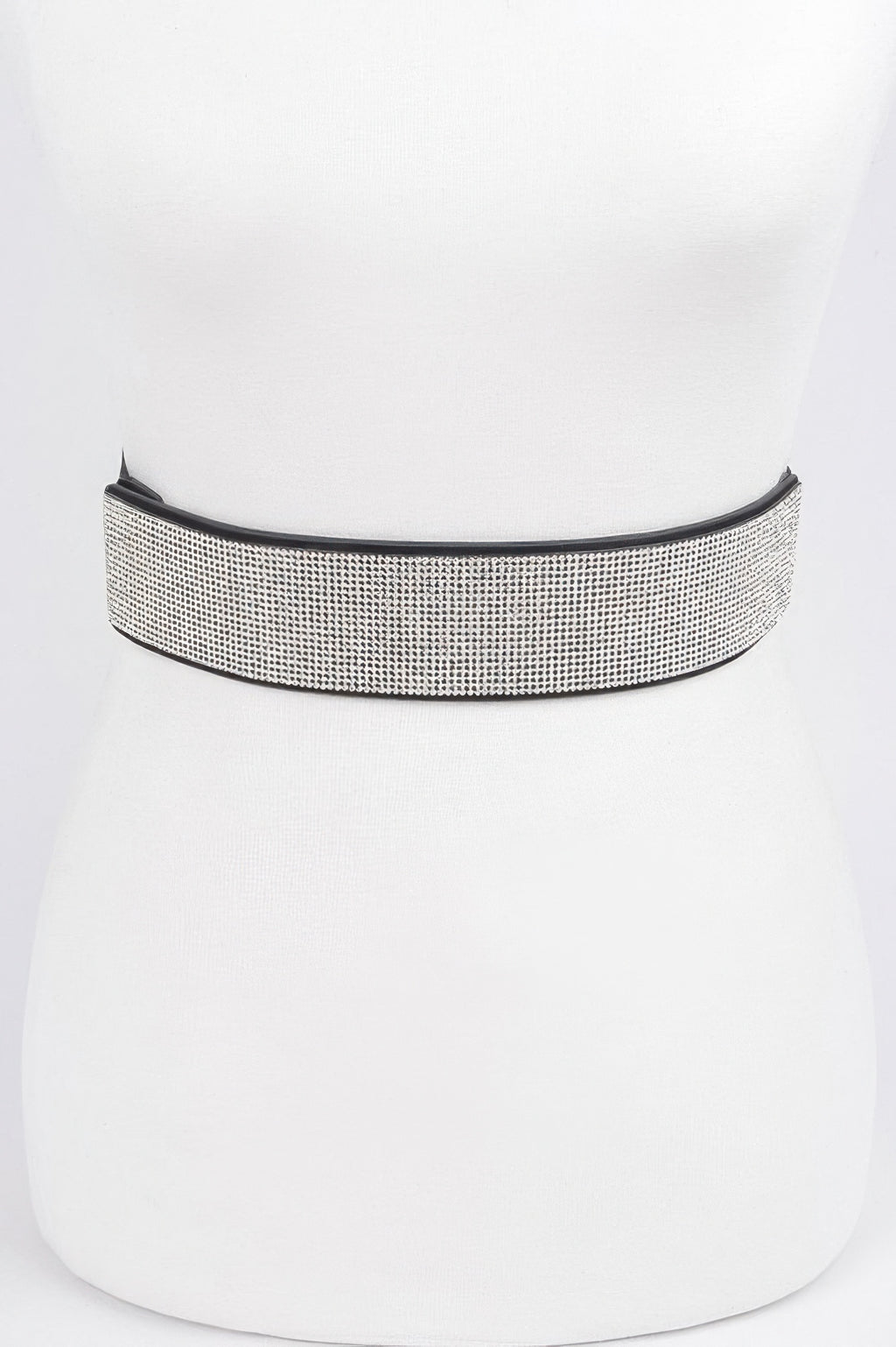 Rhinestone Elastic Belt - Tigbul's Variety Fashion Shop