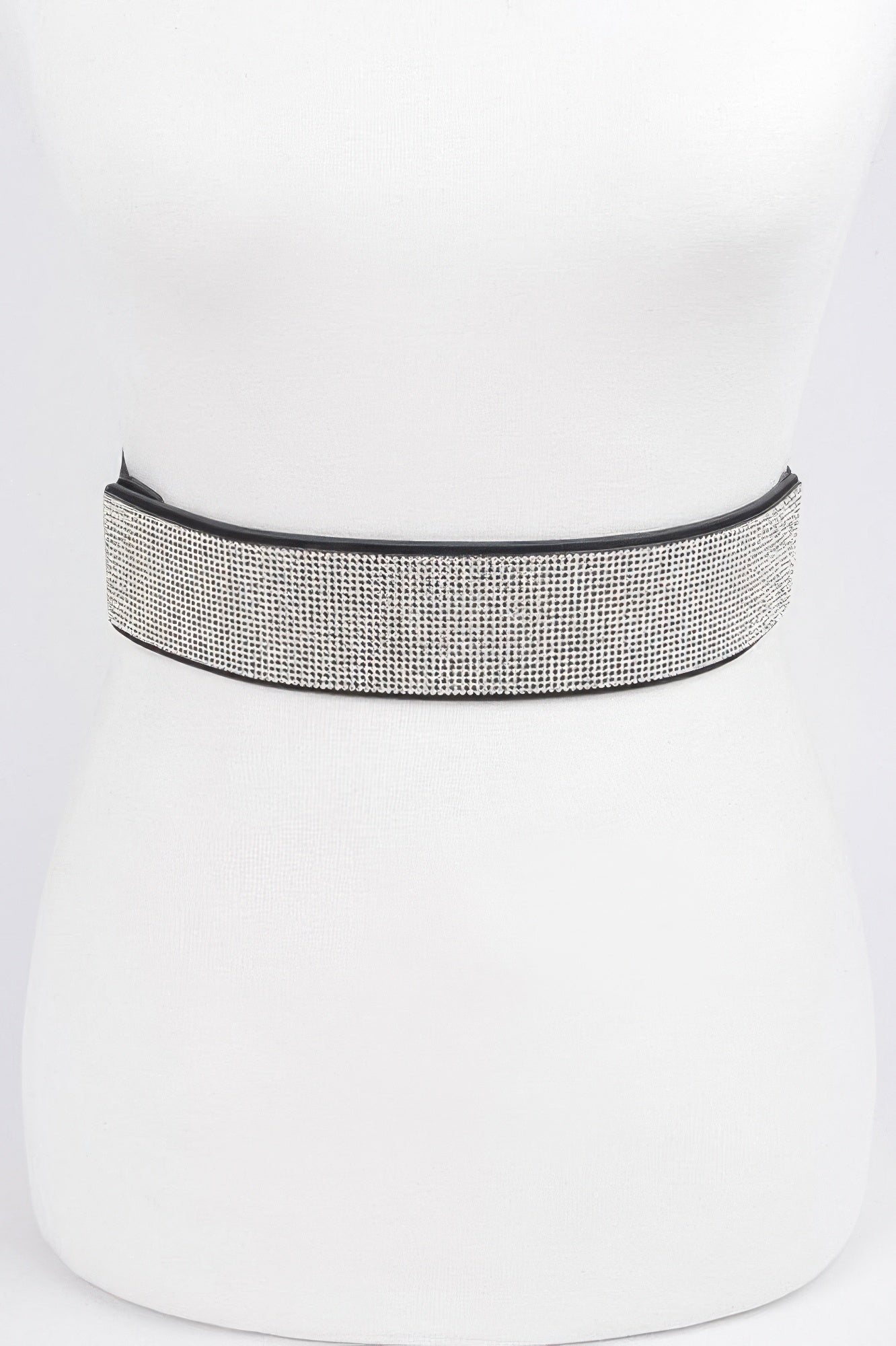 Rhinestone Elastic Belt - Tigbul's Variety Fashion Shop