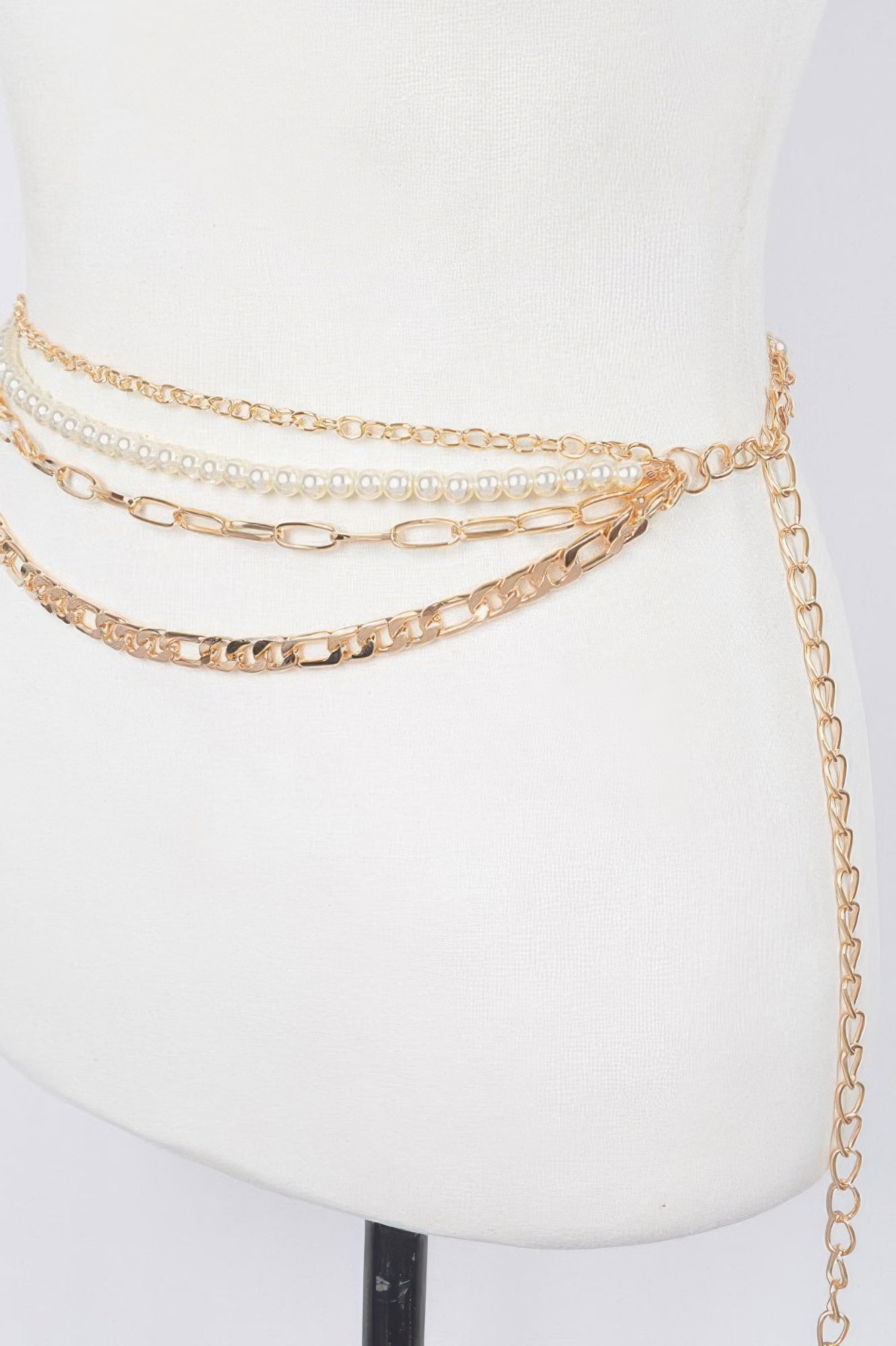 Multi Layered Chain Belt - Tigbul's Variety Fashion Shop