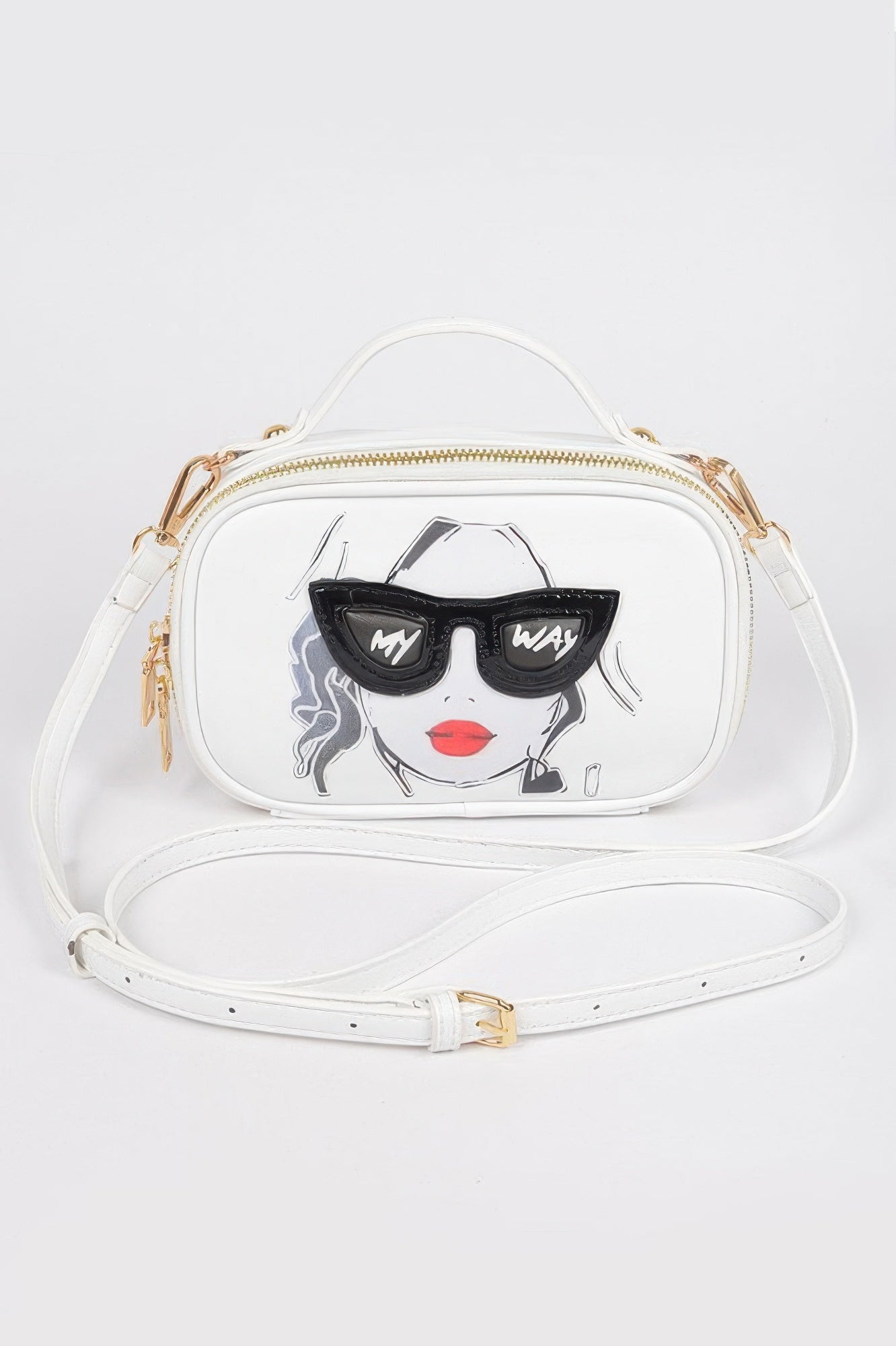 Top Handle Novelty Bag - Tigbul's Variety Fashion Shop