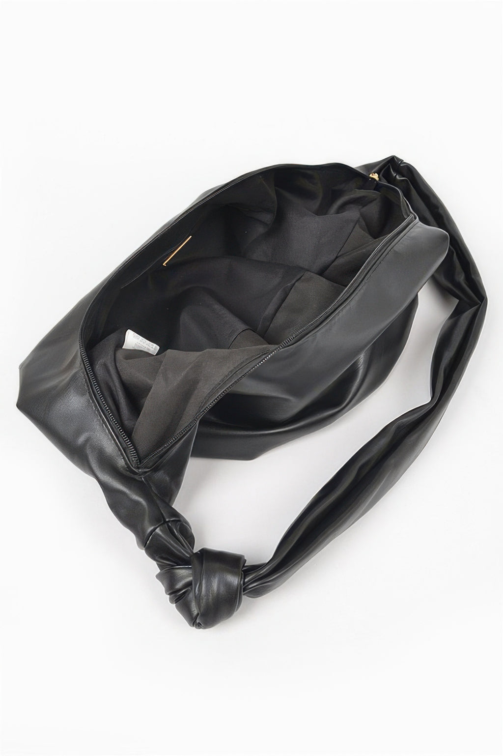 Faux Leather Hobo Bag - Tigbul's Variety Fashion Shop