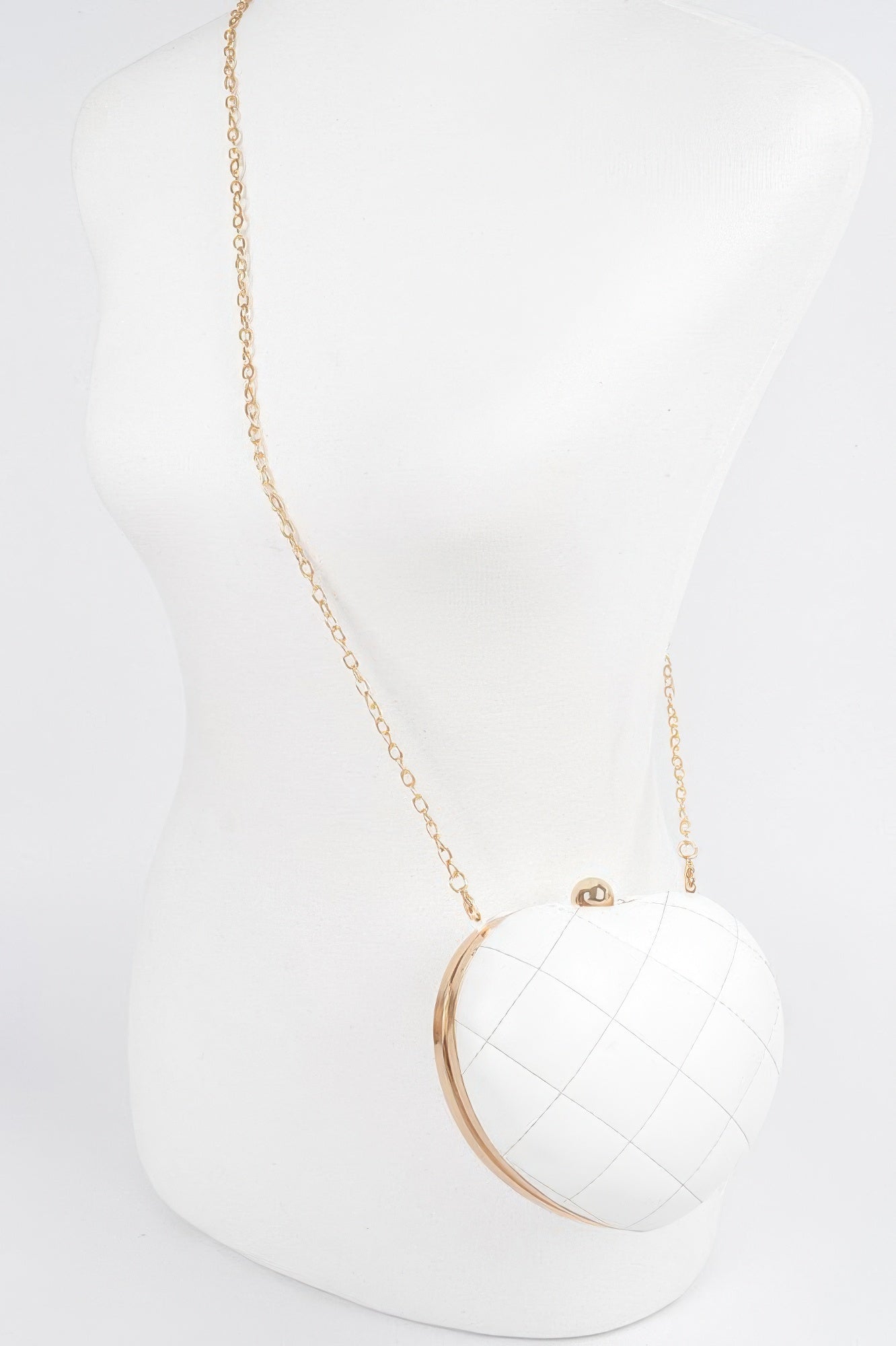 Quilted Heart Crossbody Bag - Tigbul's Variety Fashion Shop