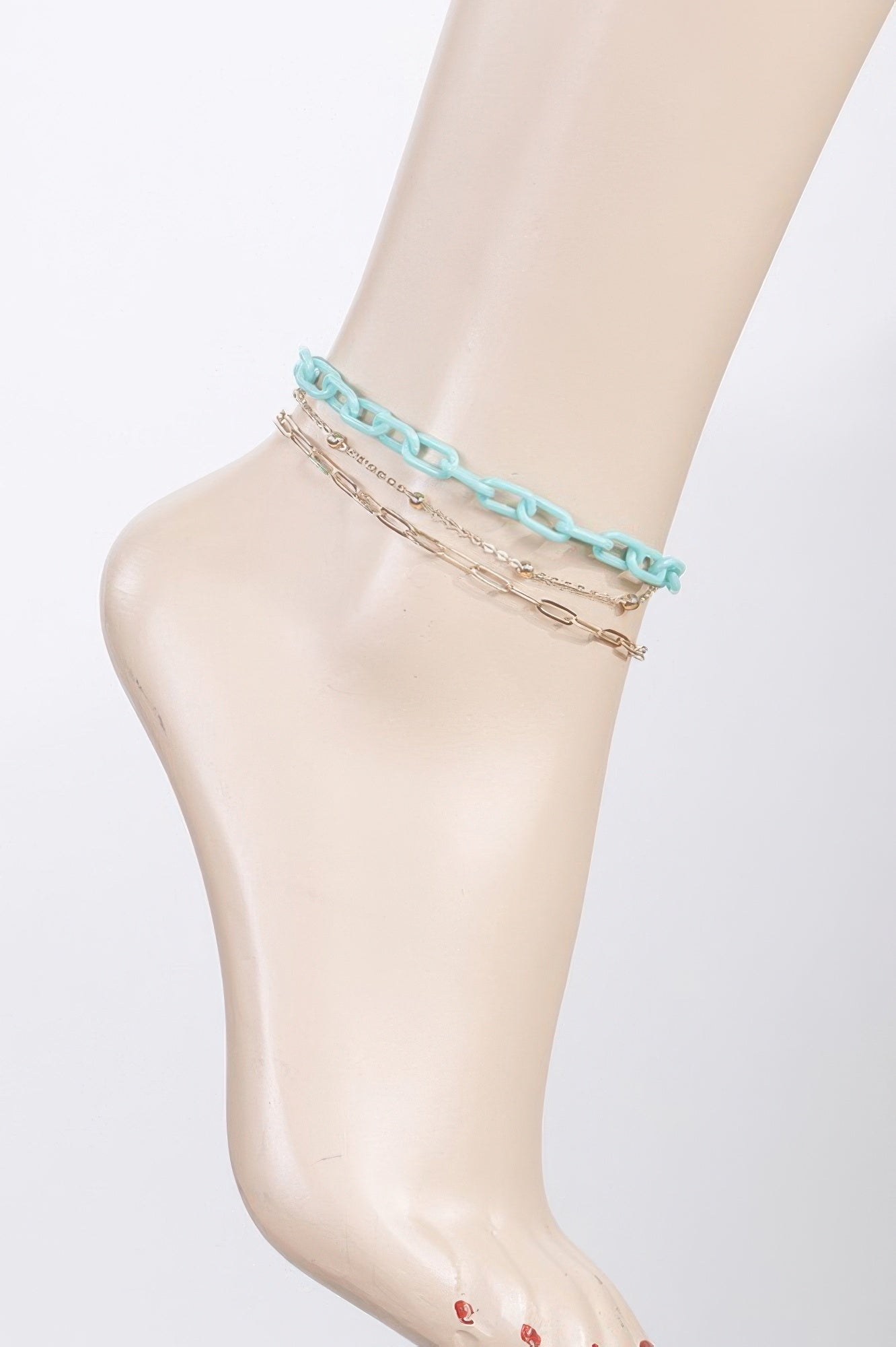 Multi Link Chain Anklet - Tigbul's Variety Fashion Shop