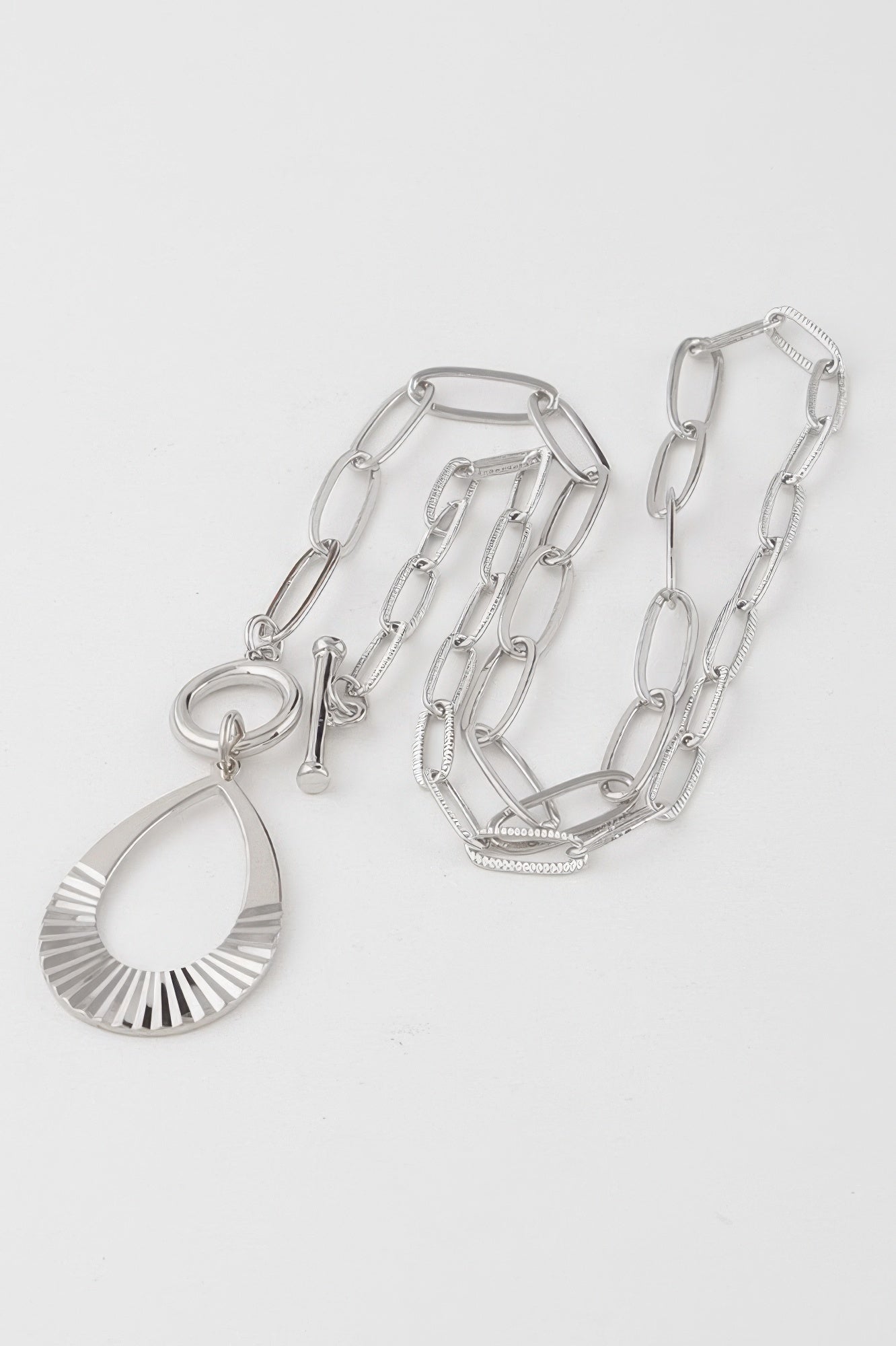 Teardrop Toggle Necklace - Tigbul's Variety Fashion Shop