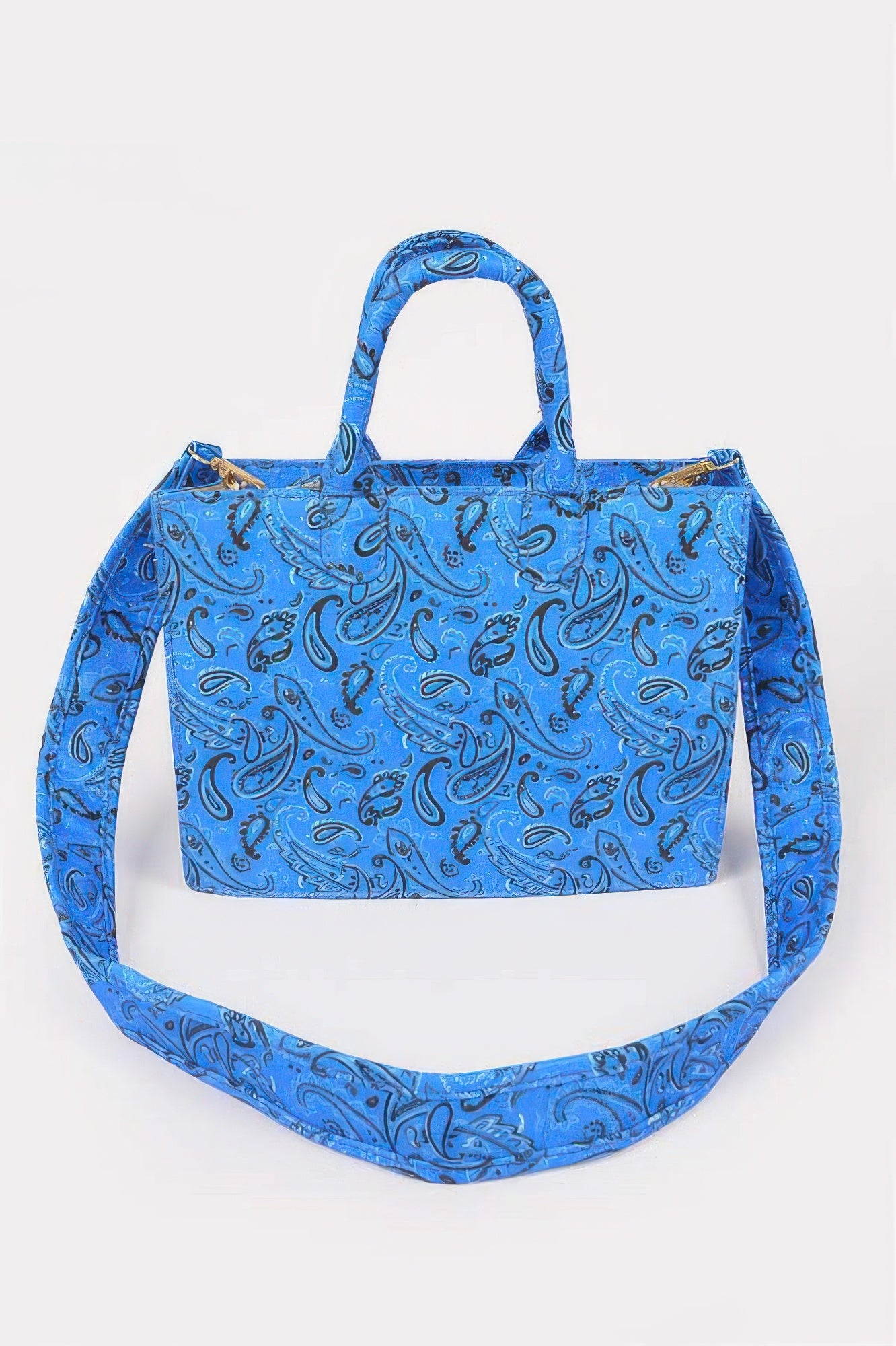 Bandana Medium Tote W/wide Strap - Tigbul's Variety Fashion Shop