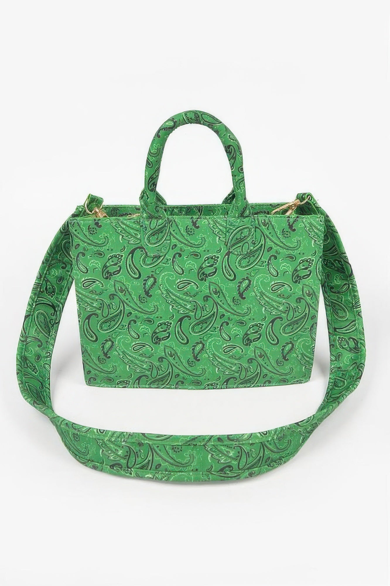 Bandana Medium Tote W/wide Strap - Tigbul's Variety Fashion Shop