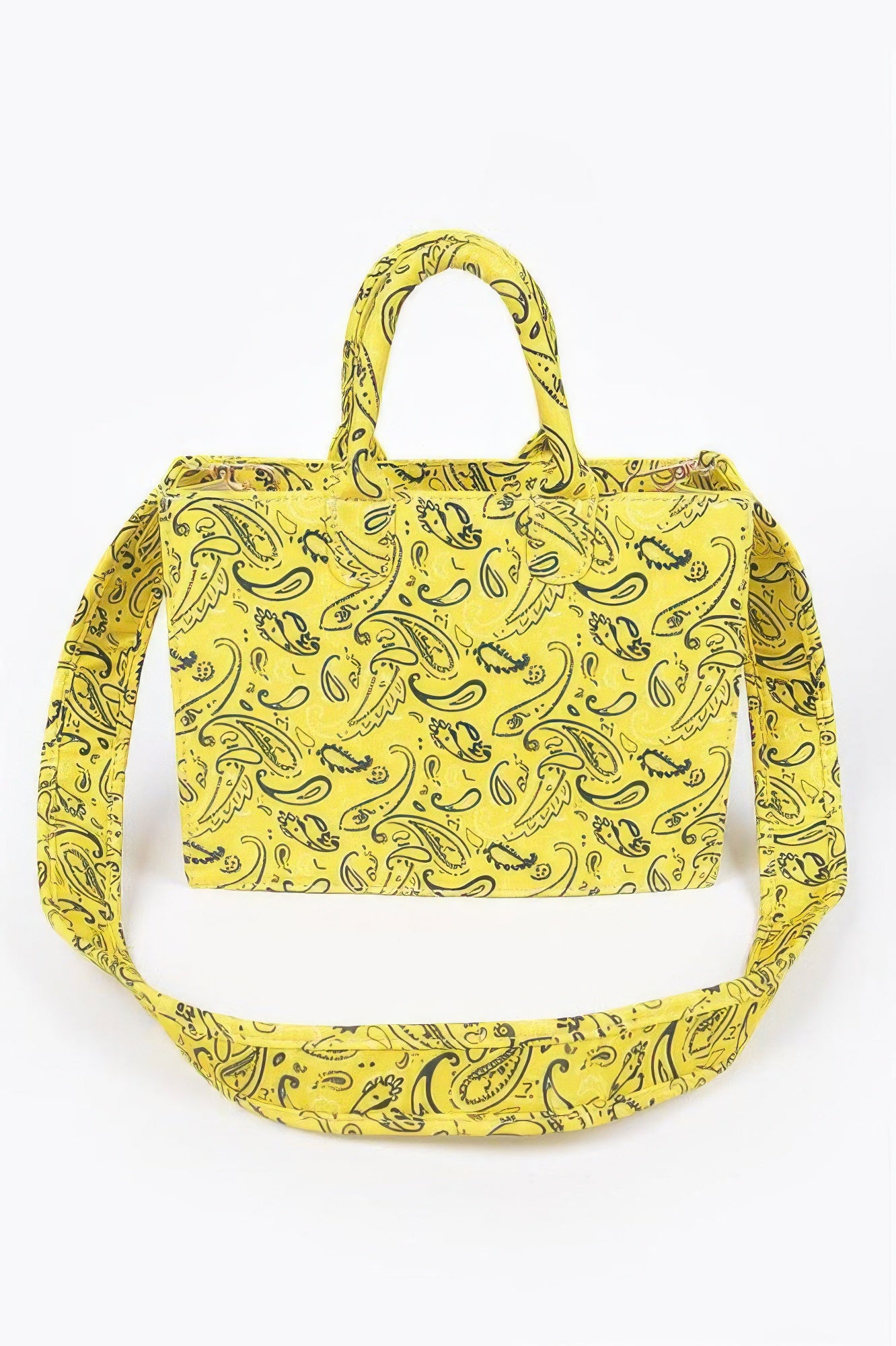 Bandana Medium Tote W/wide Strap - Tigbul's Variety Fashion Shop