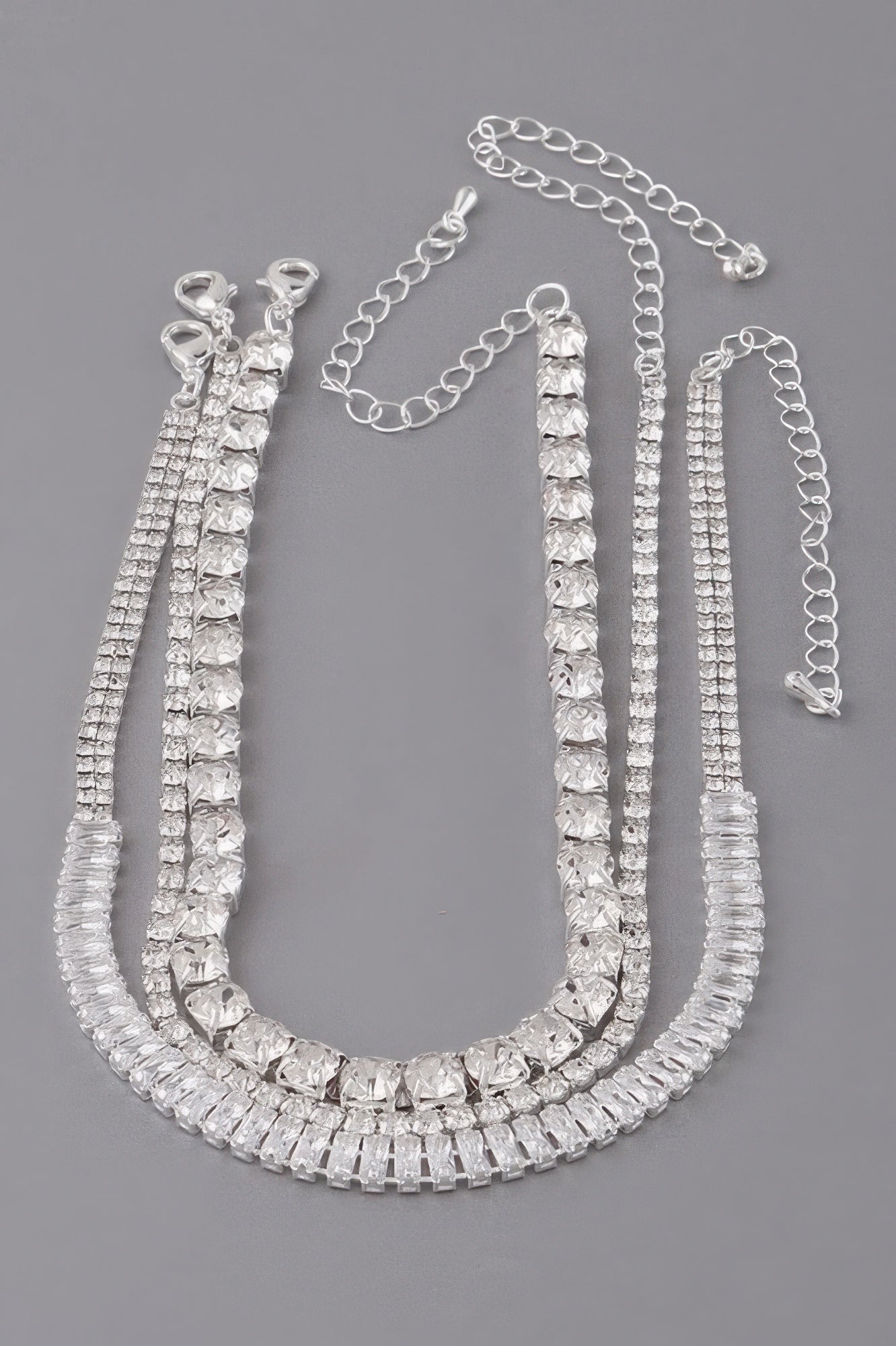 Triple Jewel Choker Necklace - Tigbul's Variety Fashion Shop