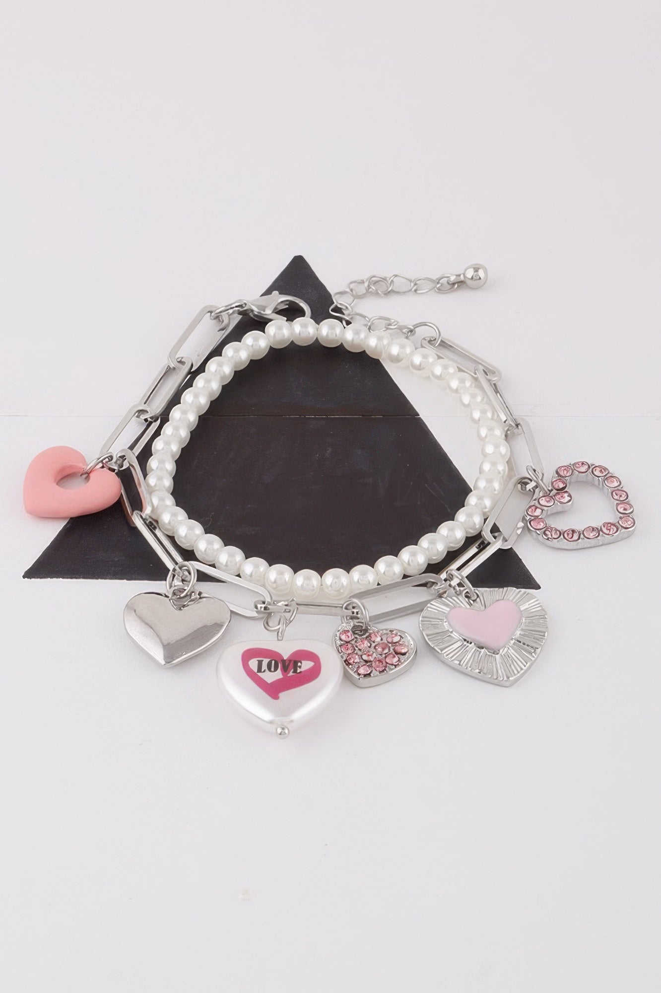 Heart Charms Bracelet - Tigbul's Variety Fashion Shop