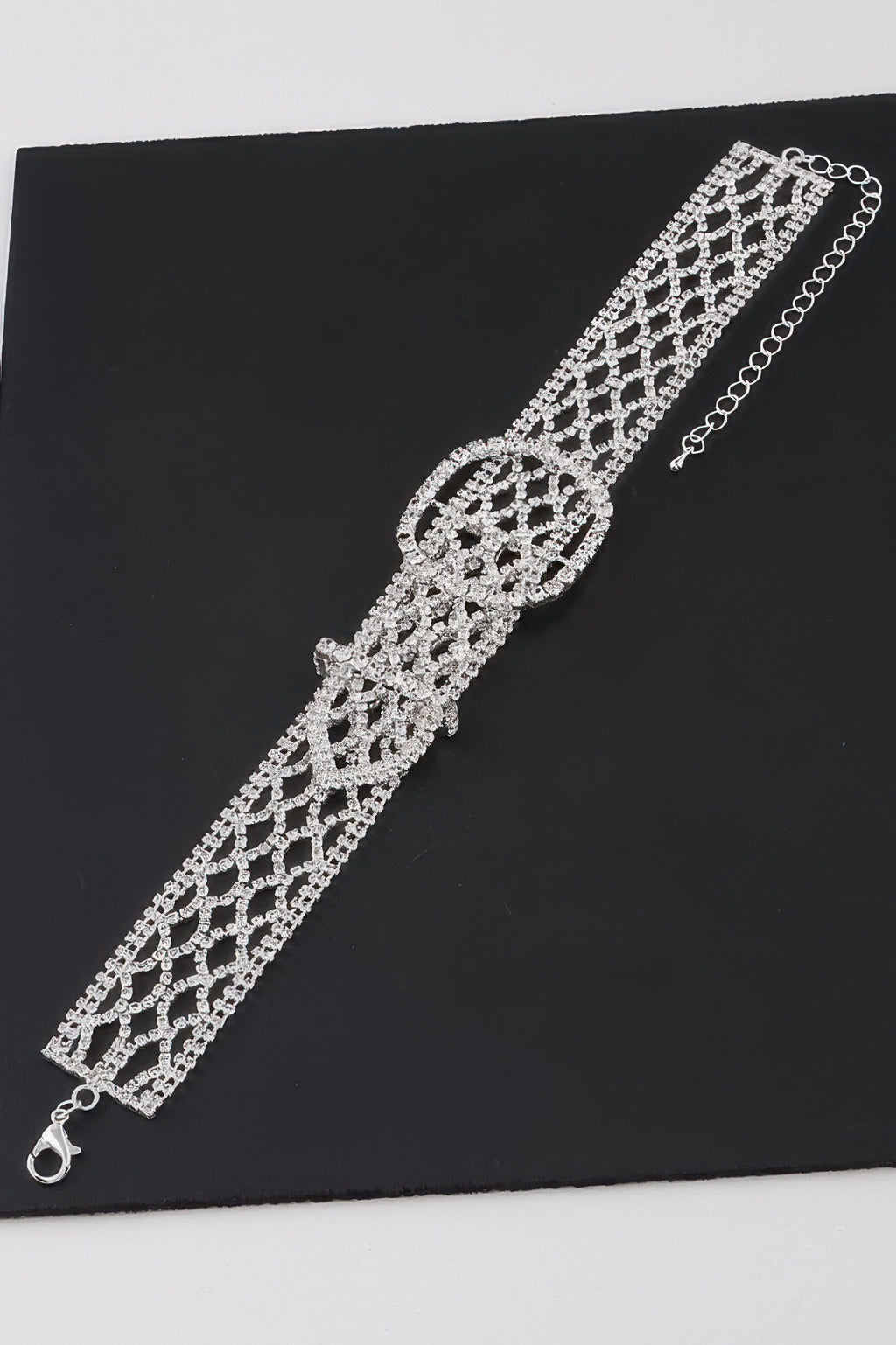 Diamond Belt Choker Necklace - Tigbul's Variety Fashion Shop