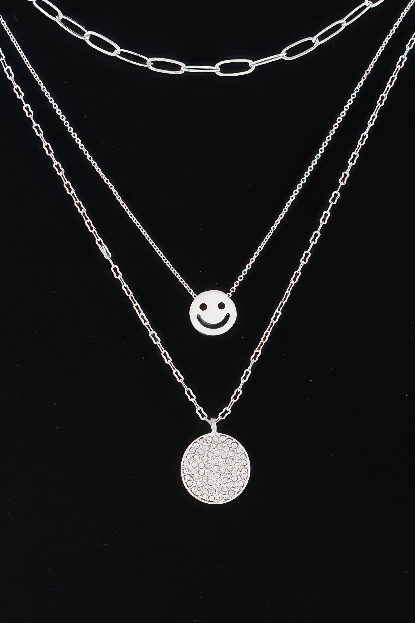 Multi Smiley Face Necklace - Tigbul's Variety Fashion Shop