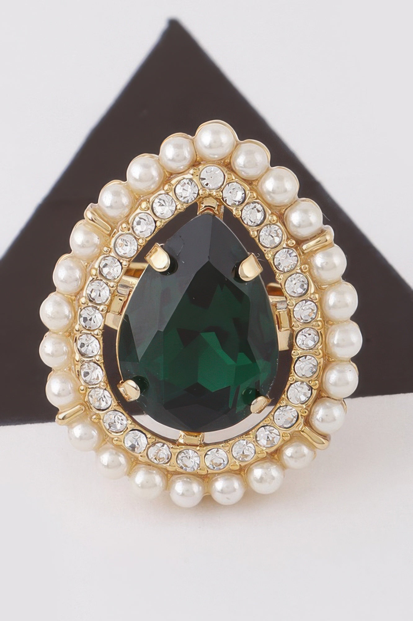 Jeweled Rhinestone Ring - Tigbul's Variety Fashion Shop