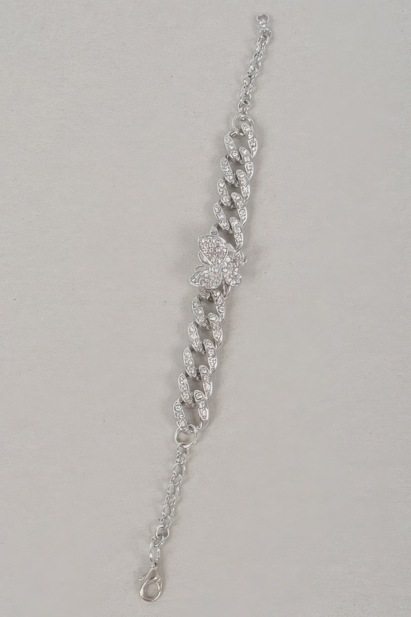 Rhinestone Butterfly Chain Bracelet - Tigbul's Variety Fashion Shop