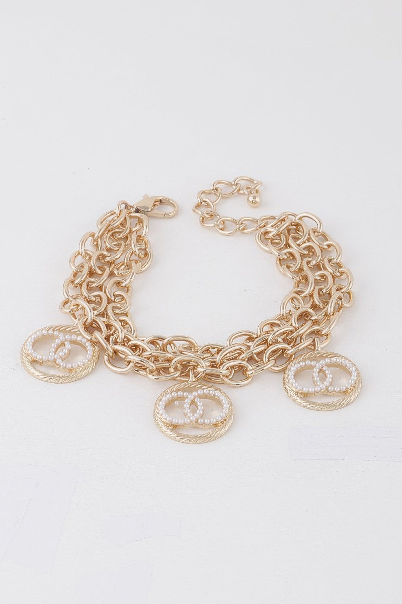 Multi Oo Charm Bracelet - Tigbul's Variety Fashion Shop