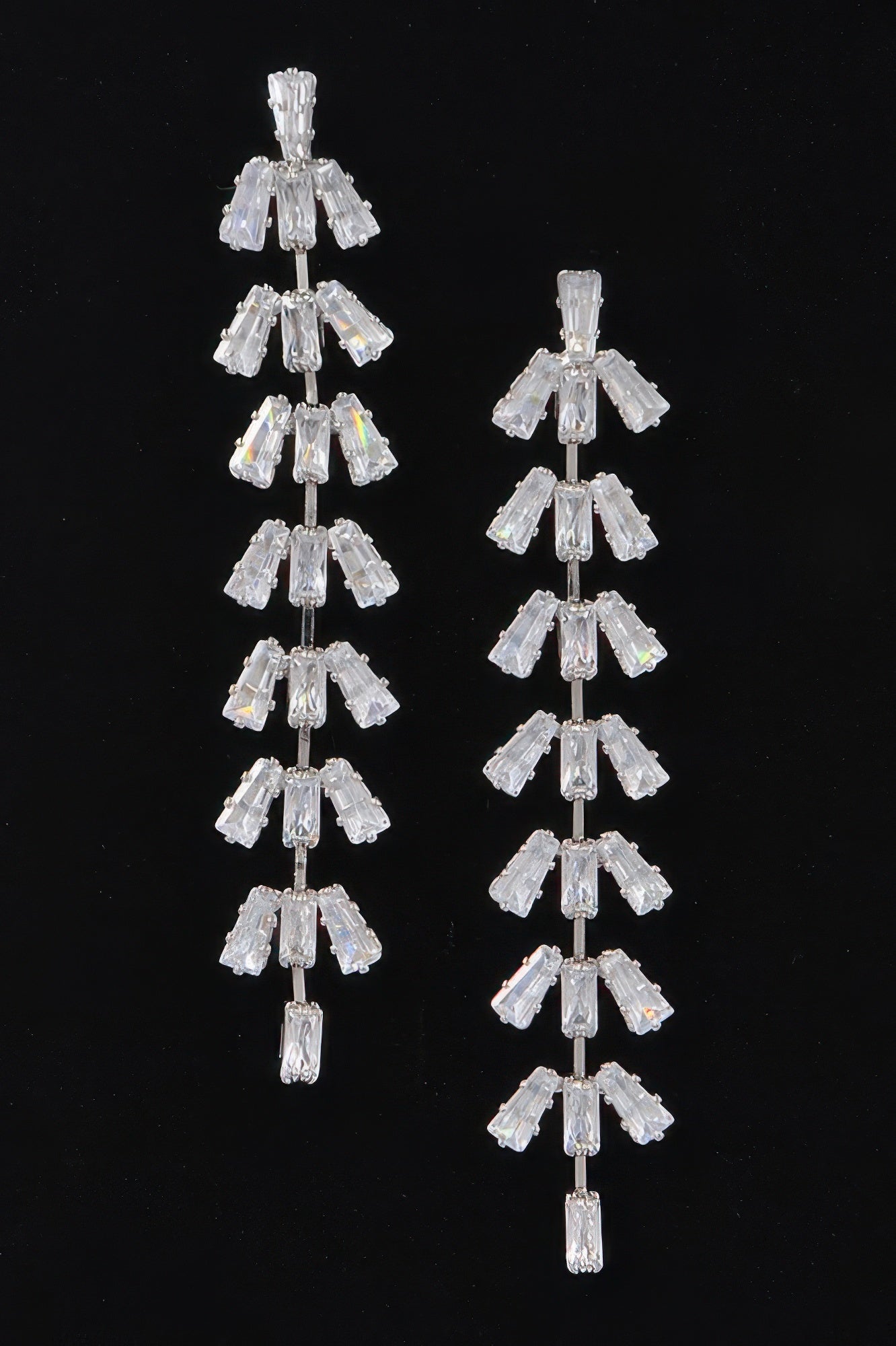 Rhinestone Drop Earring - Tigbul's Variety Fashion Shop