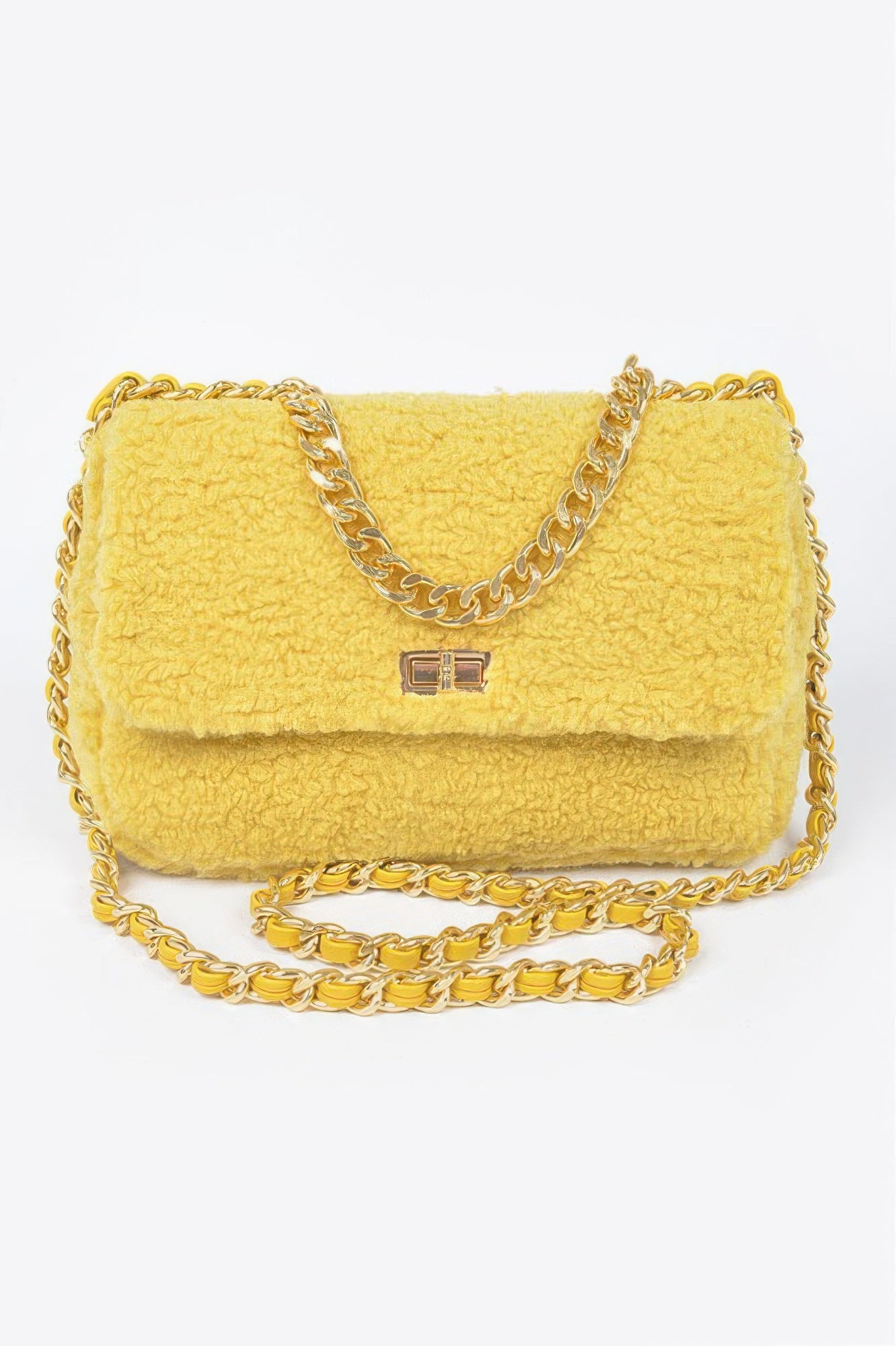 Faux Fur Shoulder Bag - Tigbul's Variety Fashion Shop