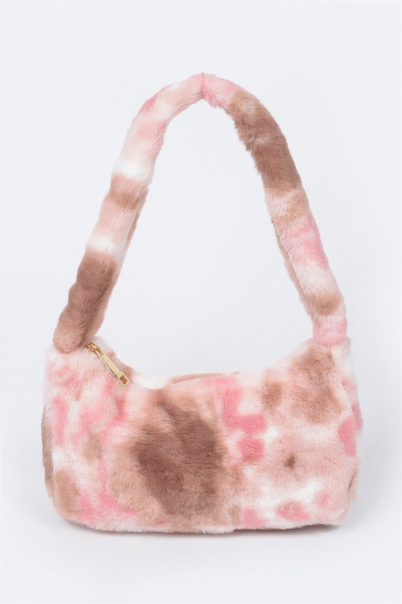 Tie Dye Fur Shoulder Bag - Tigbul's Variety Fashion Shop