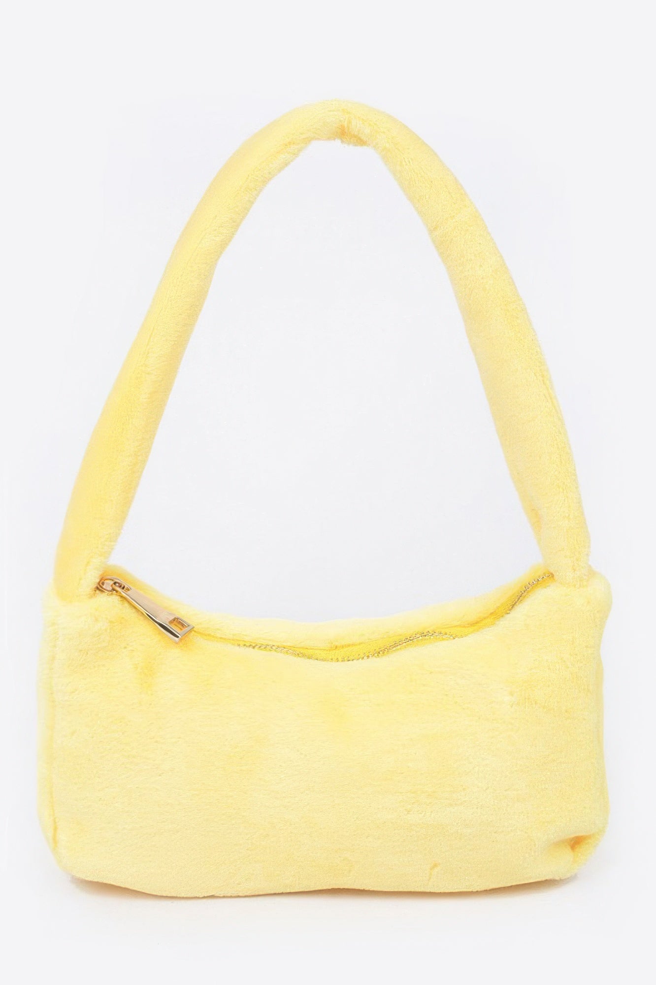 Solid Faux Fur Shoulder Bag - Tigbul's Variety Fashion Shop