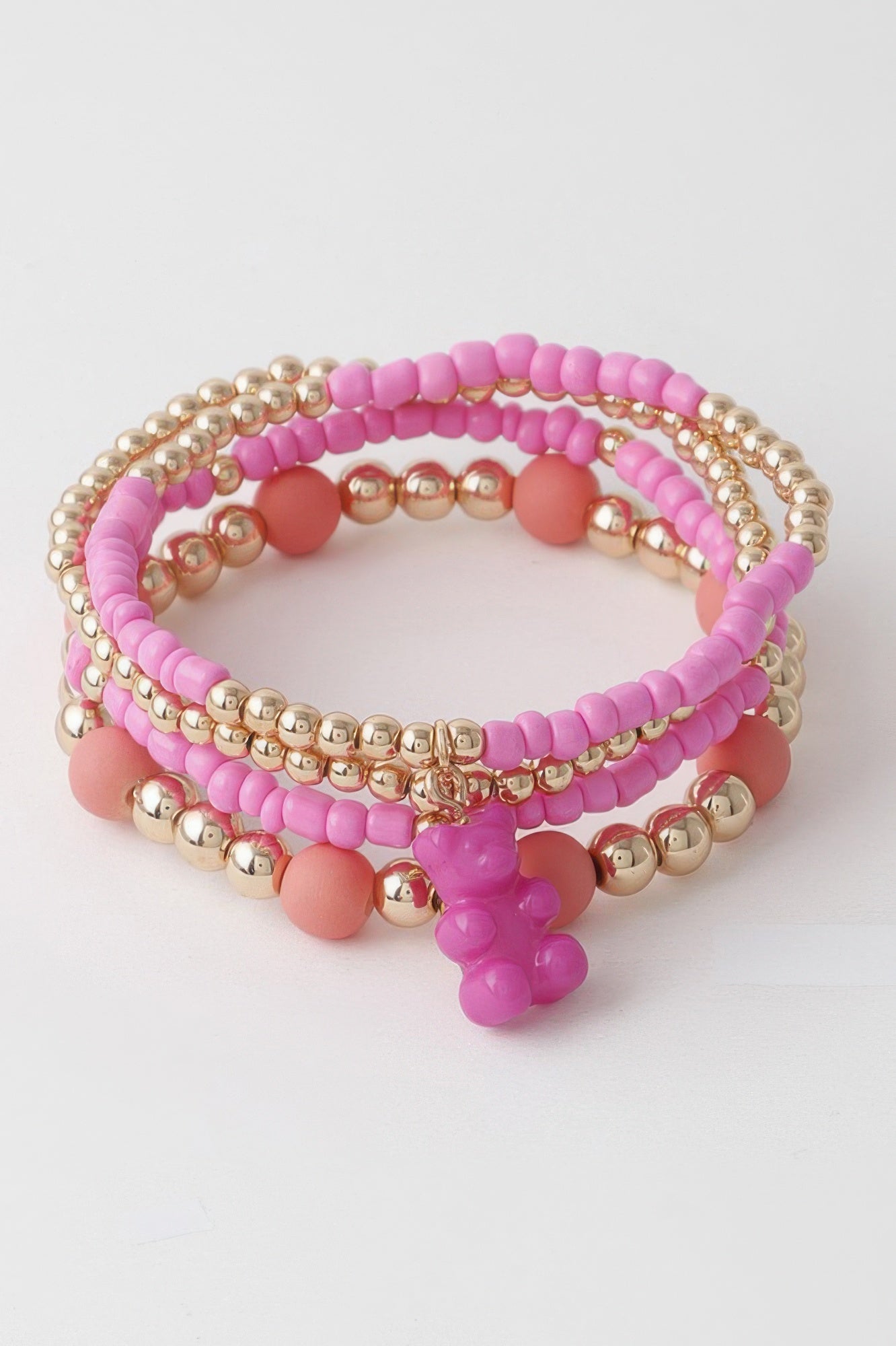 Multi Gummy Bear Charm Bracelet - Tigbul's Variety Fashion Shop