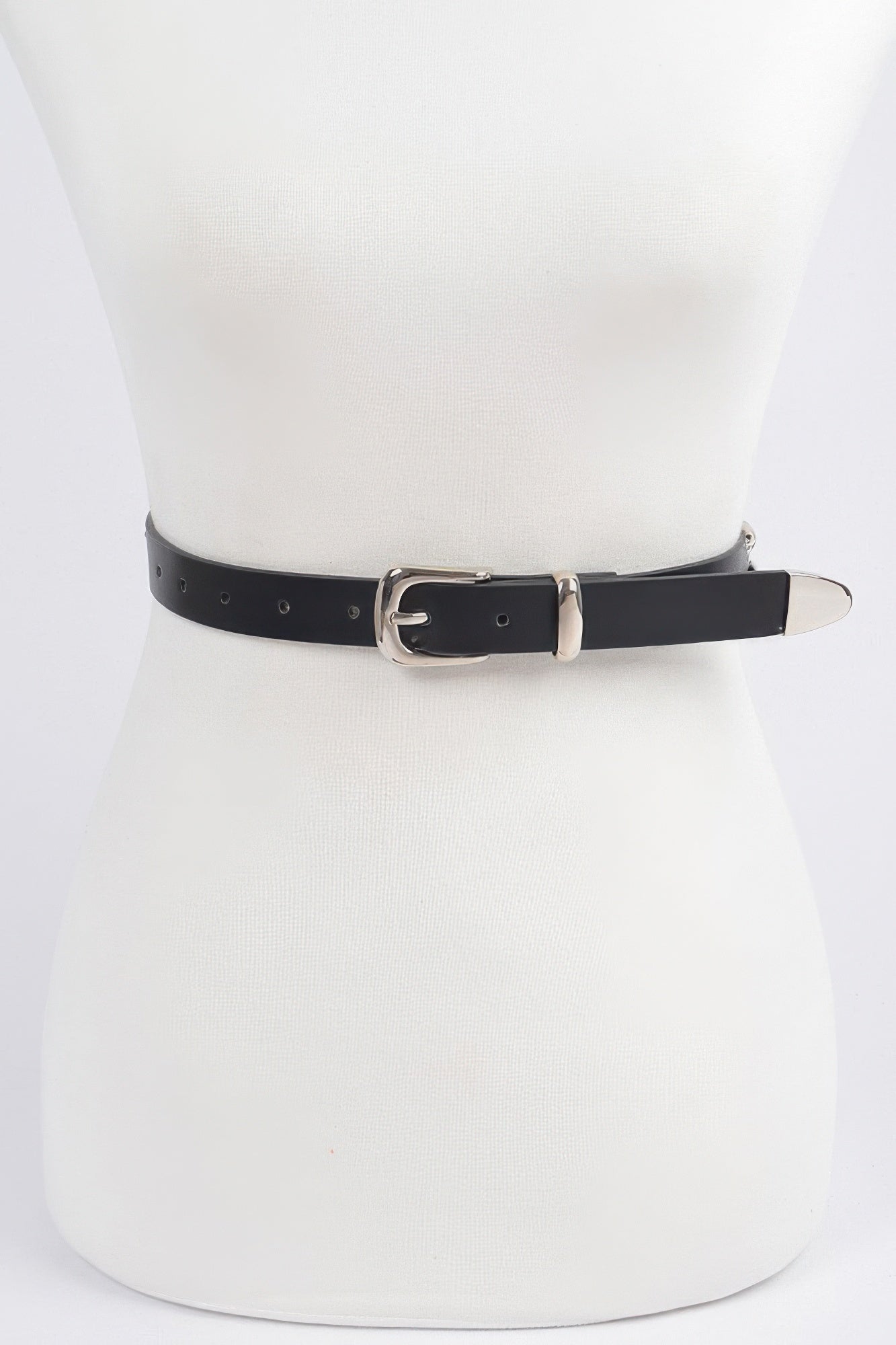 Chain Faux Leather Belt - Tigbul's Variety Fashion Shop