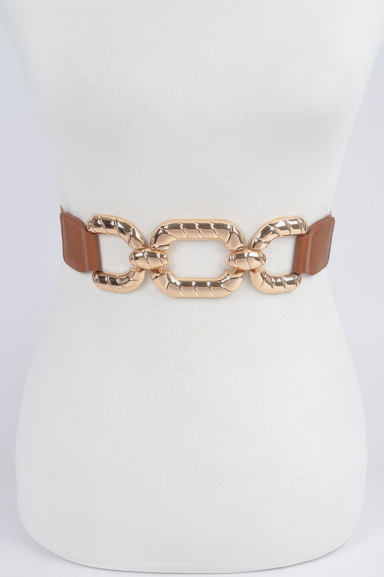 Trendy Metal Buckle Elastic Belt - Tigbul's Variety Fashion Shop