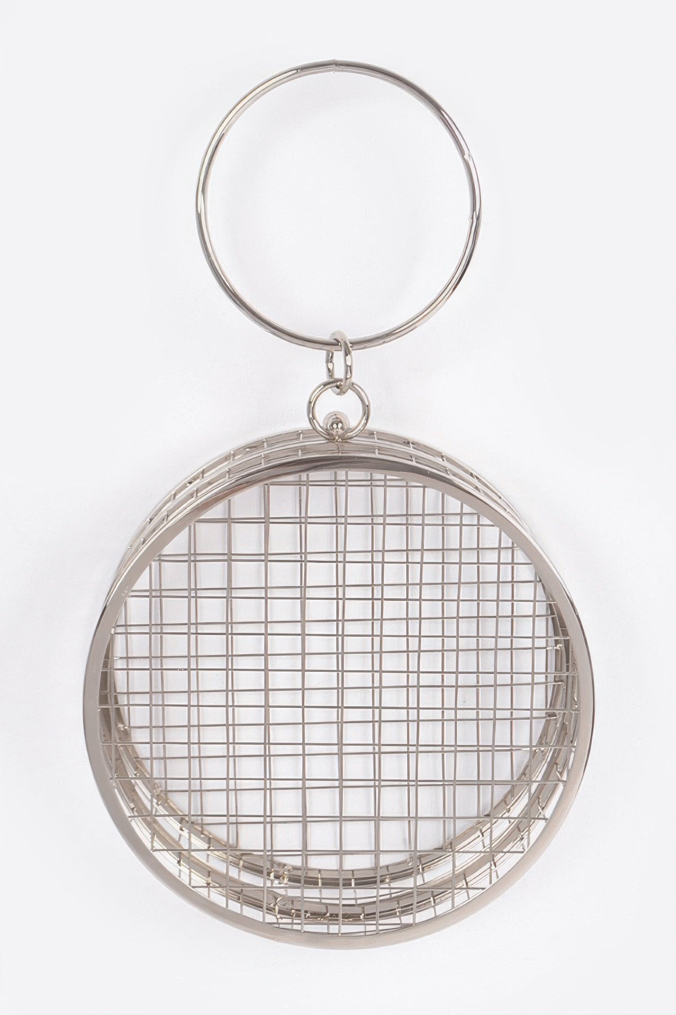 Metal Wire Round Clutch - Tigbul's Variety Fashion Shop