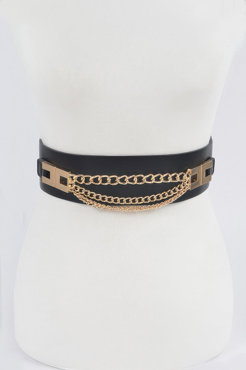 Multi Layered Chain Elastic Belt - Tigbul's Variety Fashion Shop
