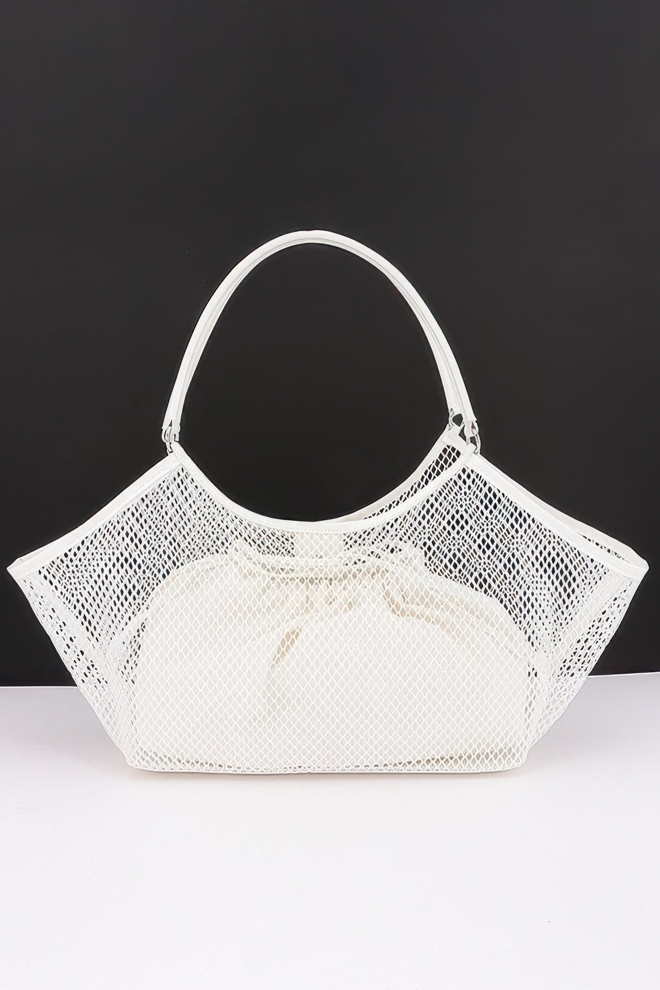 Mesh Tote Bag With Removable Liner | Tigbuls Variety Fashion Shop