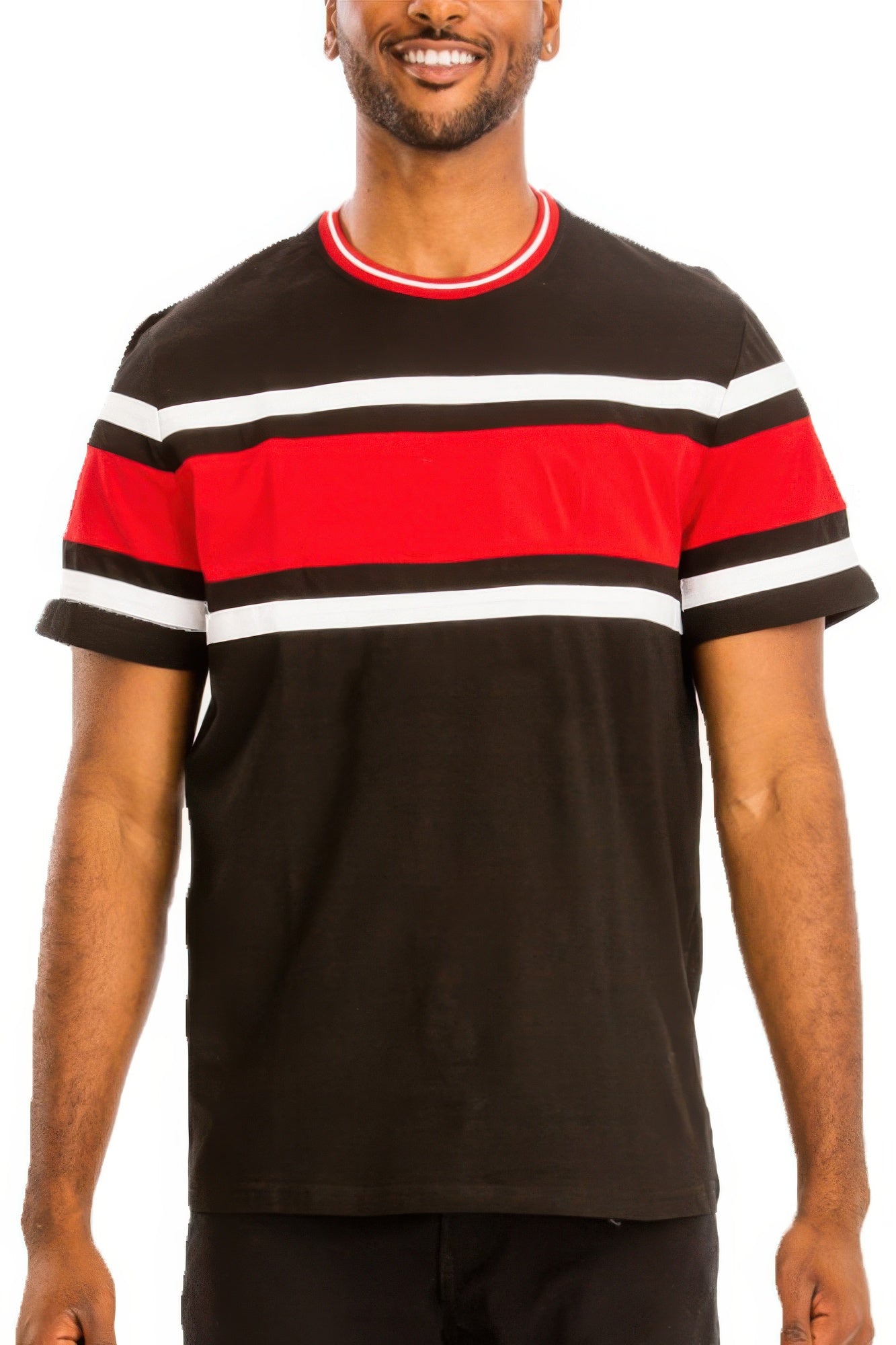 Three Stripe T-shirt - Tigbul's Variety Fashion Shop