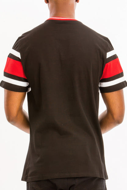 Three Stripe T-shirt - Tigbul's Variety Fashion Shop