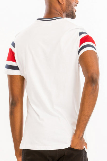 Three Stripe T-shirt - Tigbul's Variety Fashion Shop