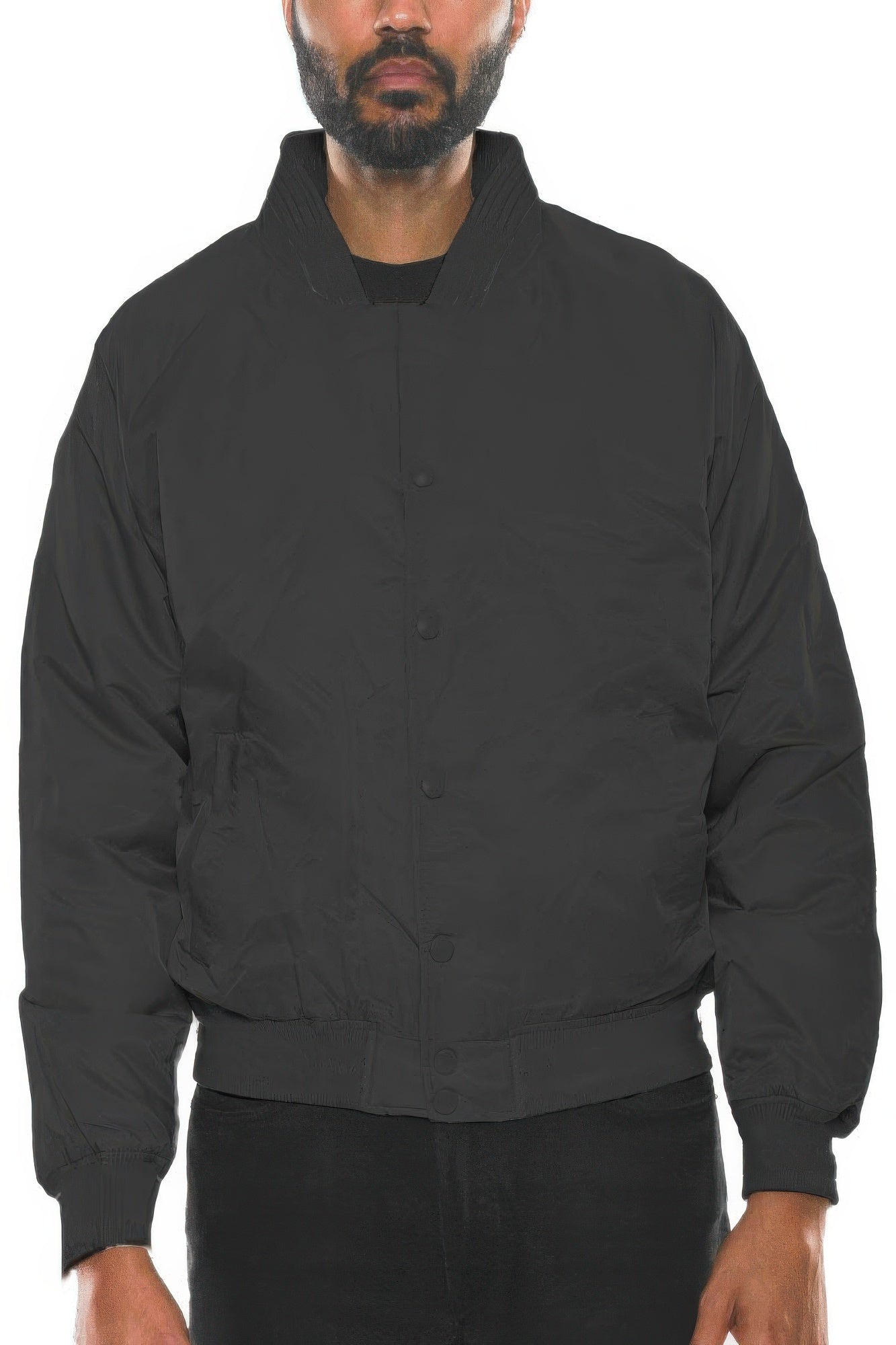 Mens Polyester Windbreaker Winter Bomber Jacket - Tigbul's Variety Fashion Shop